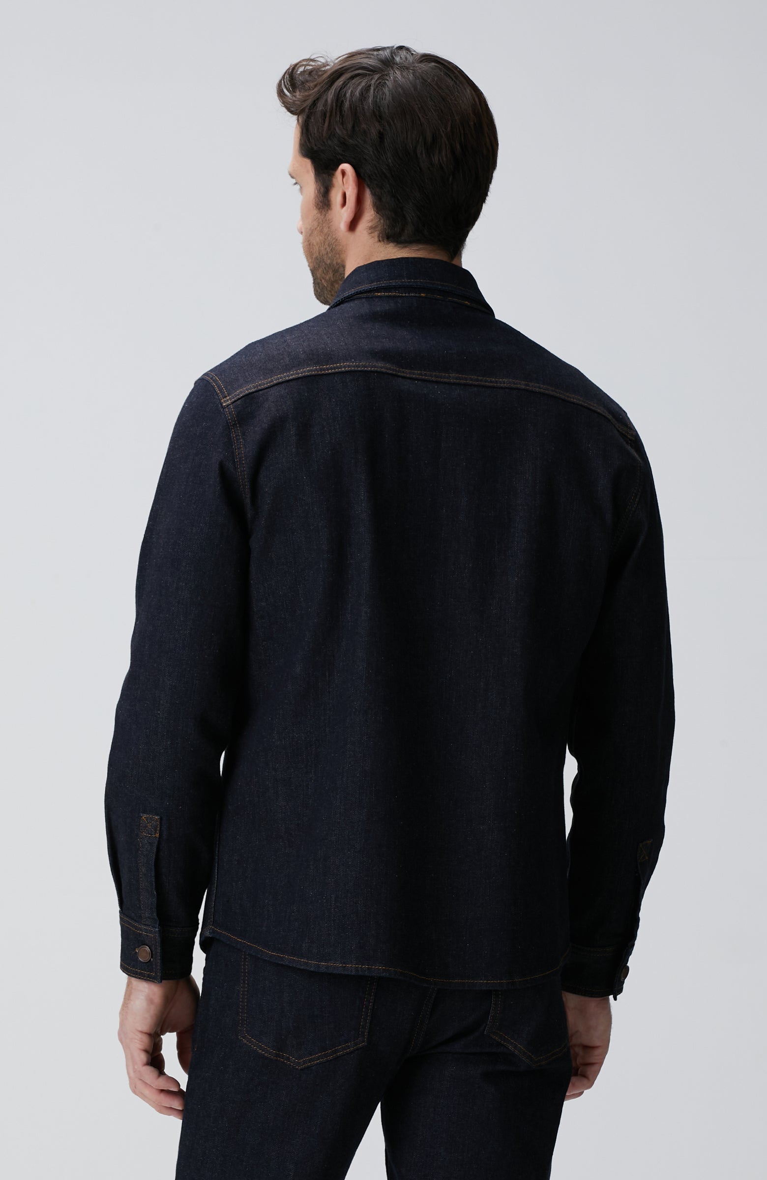 MEN'S Navy Blue Denim Shirt