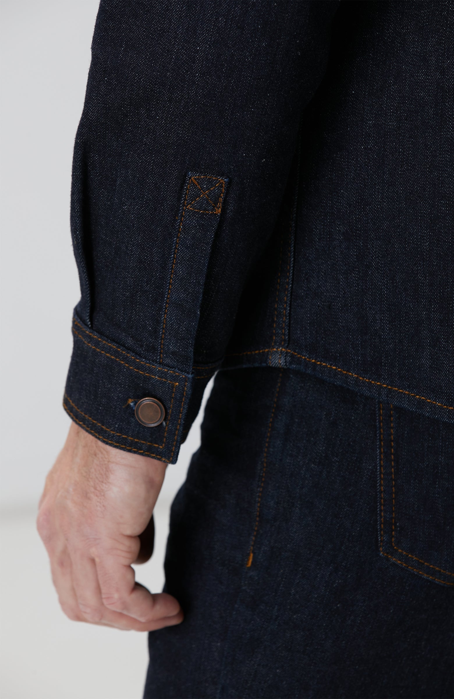 MEN'S Navy Blue Denim Shirt