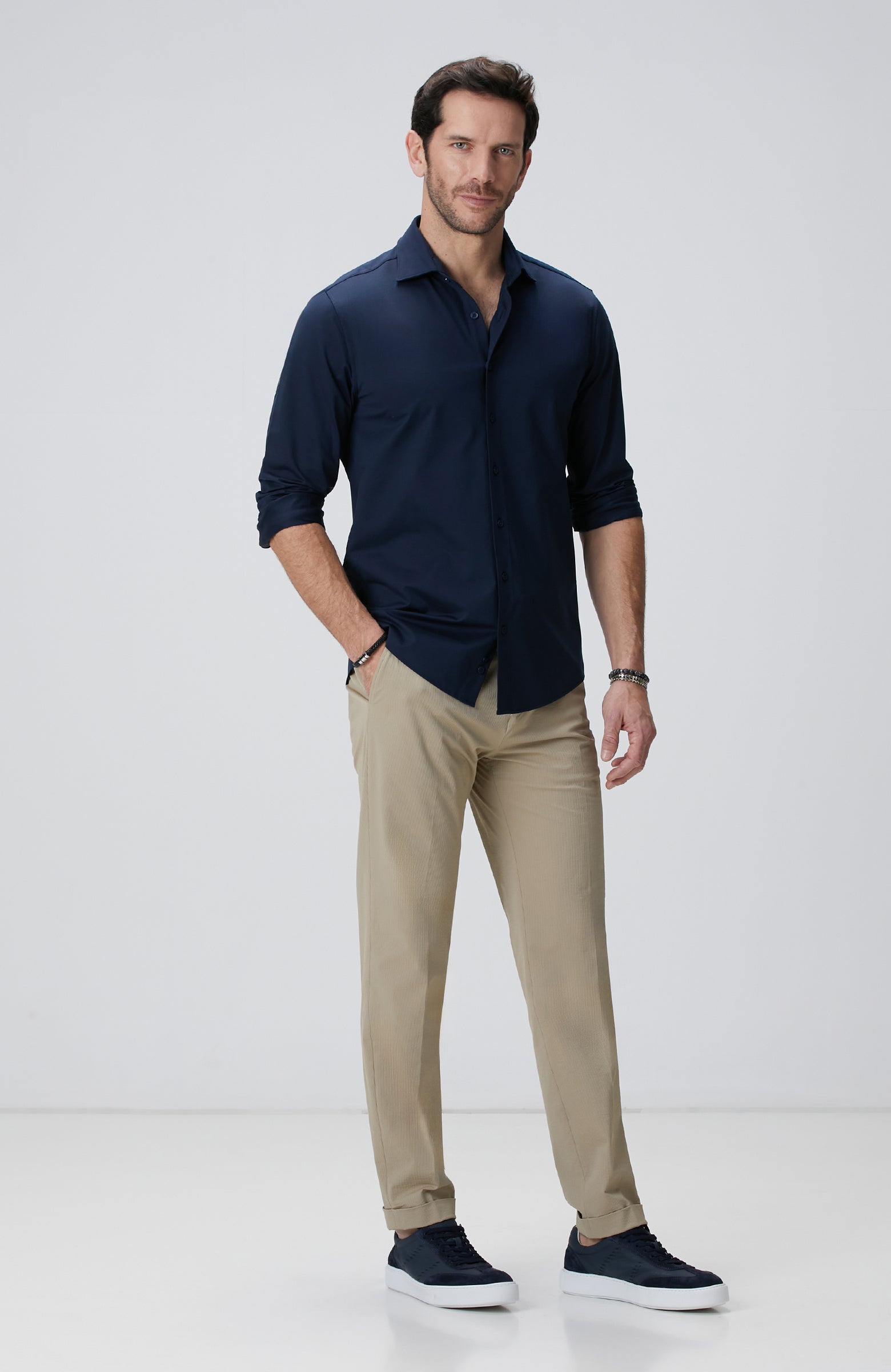 MEN'S N-Tech Navy Blue Shirt