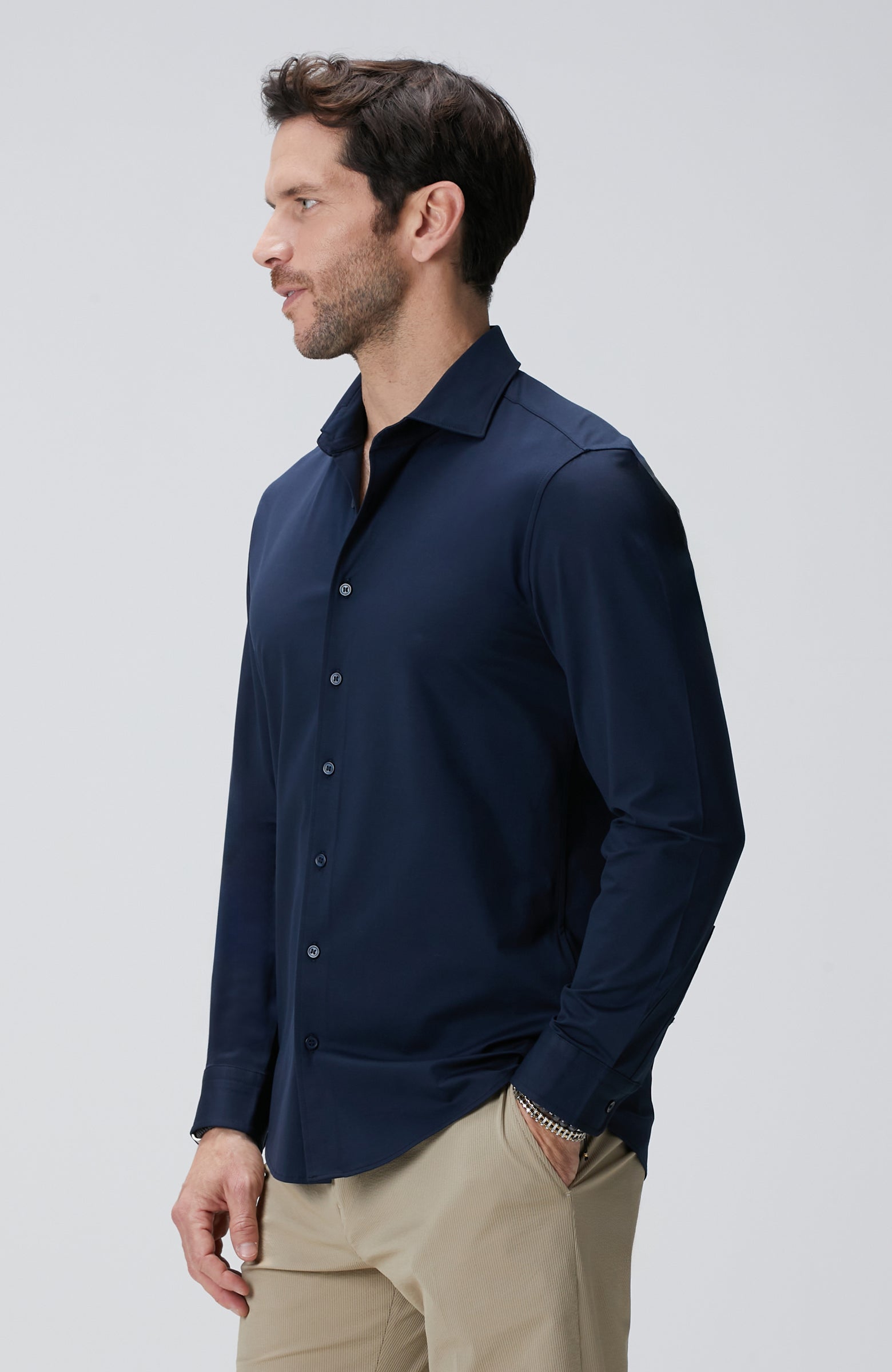 MEN'S N-Tech Navy Blue Shirt