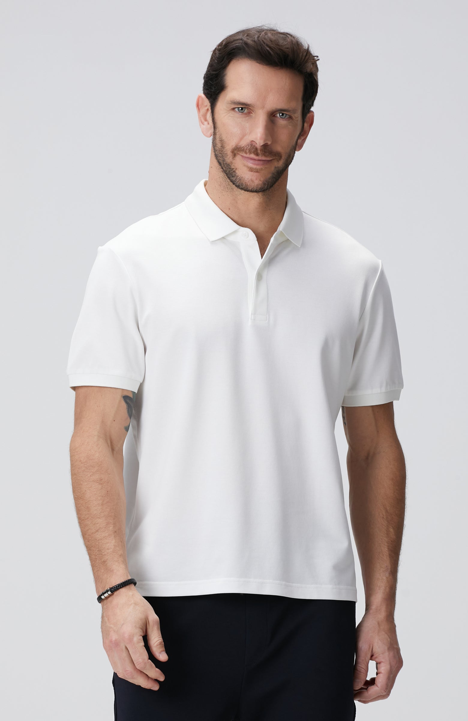 MEN'S N-Tech White Polo T-Shirt