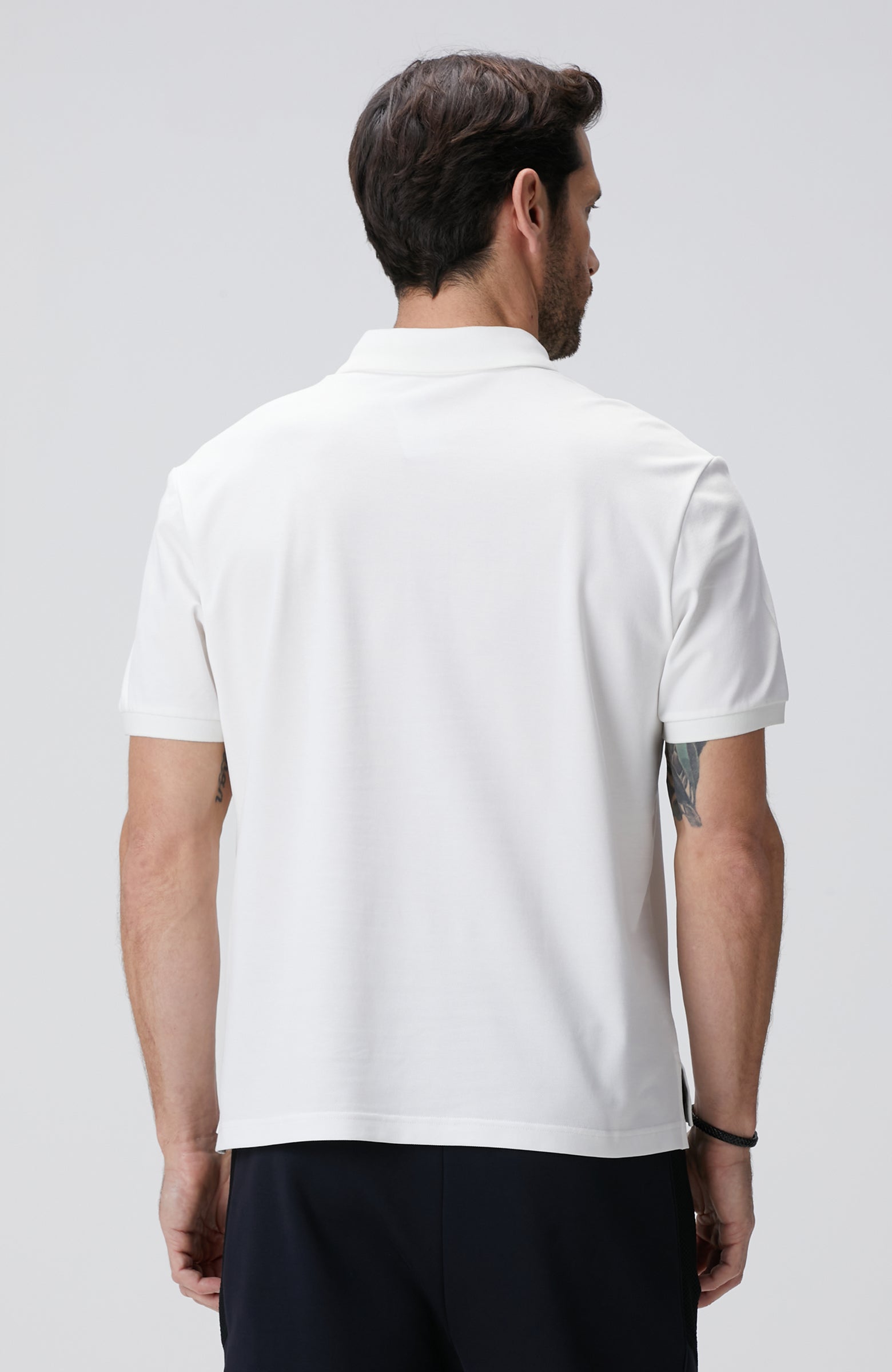 MEN'S N-Tech White Polo T-Shirt