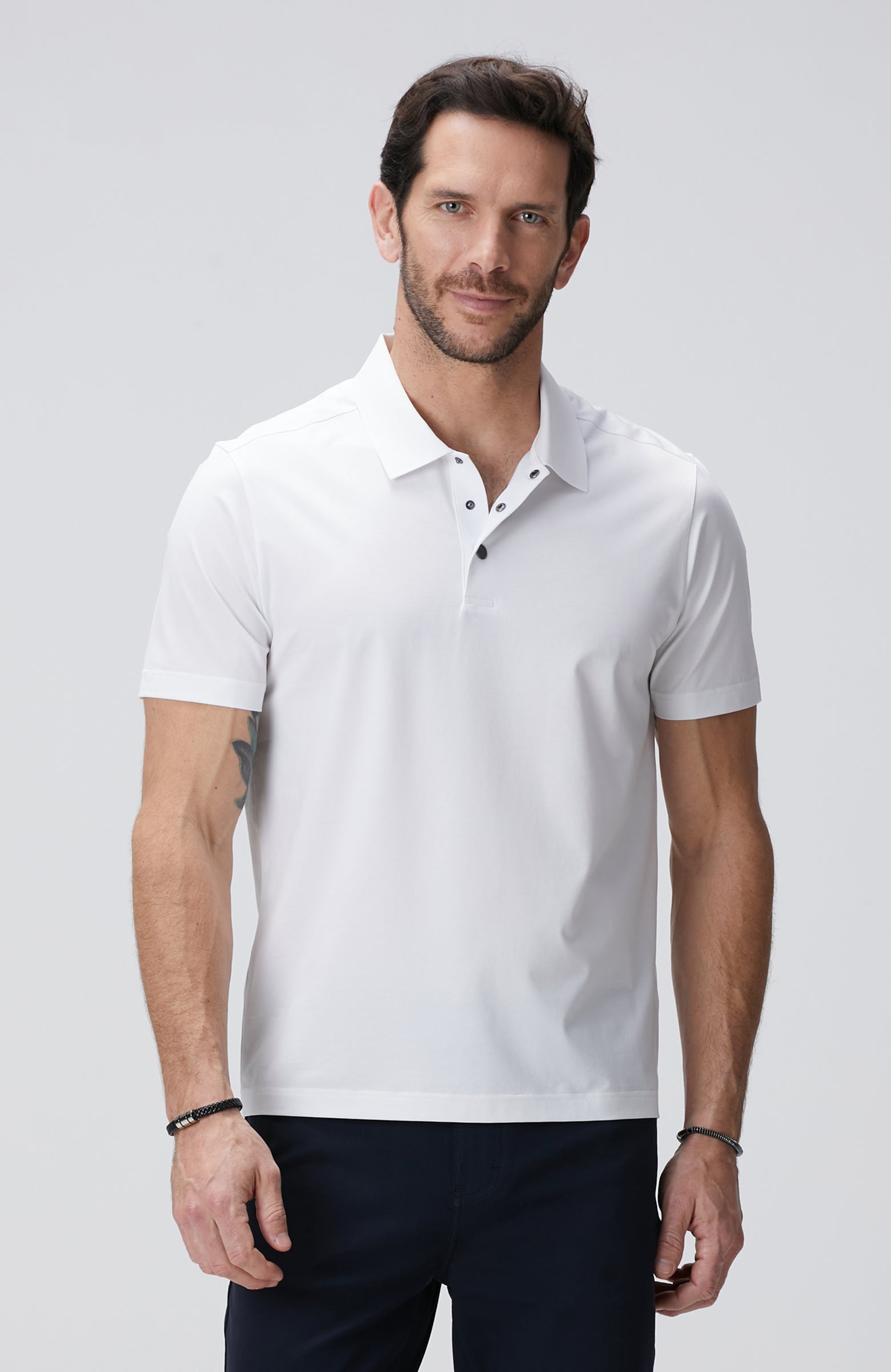 MEN'S N-Tech White Polo T-Shirt