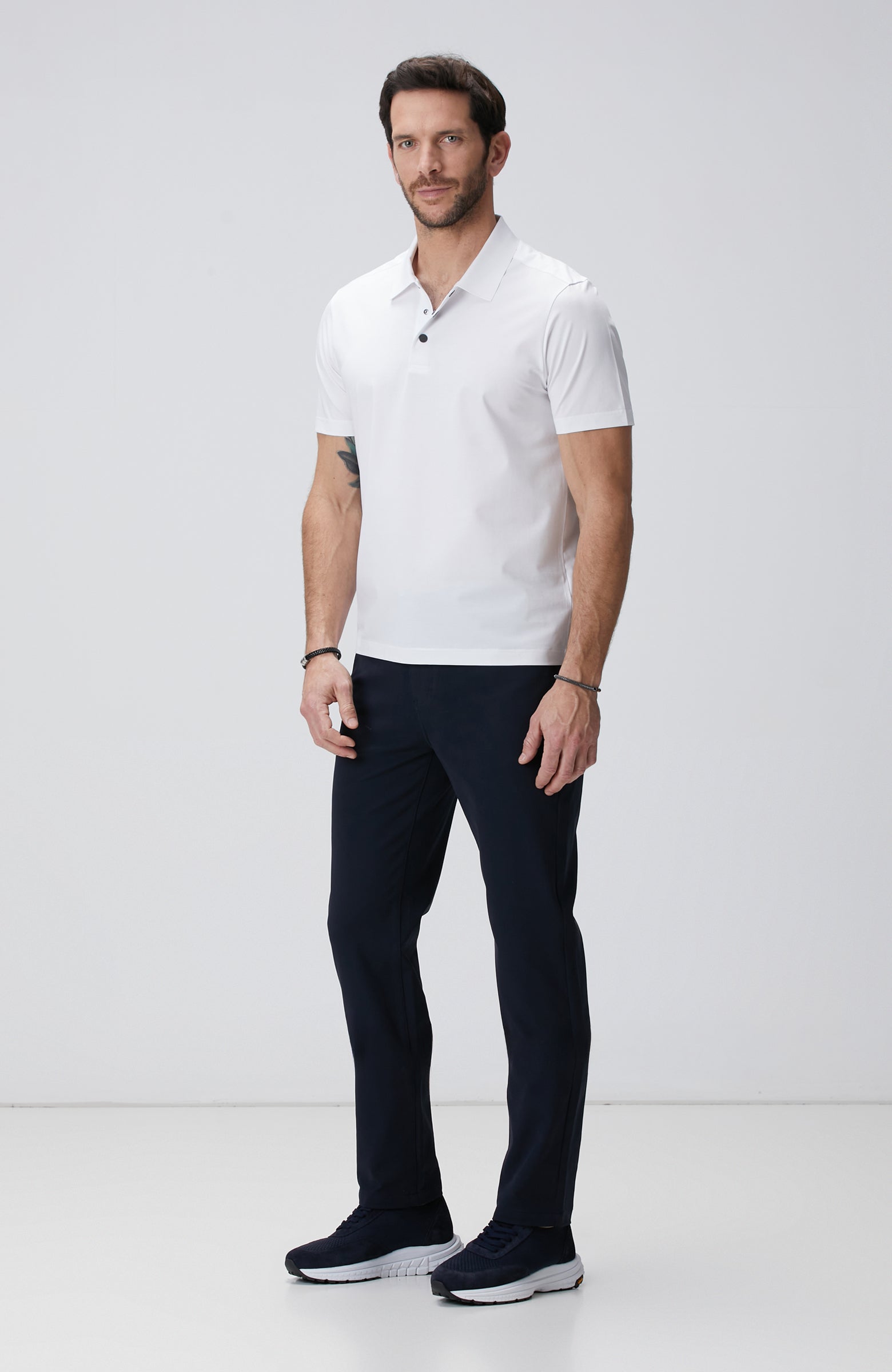 MEN'S N-Tech White Polo T-Shirt