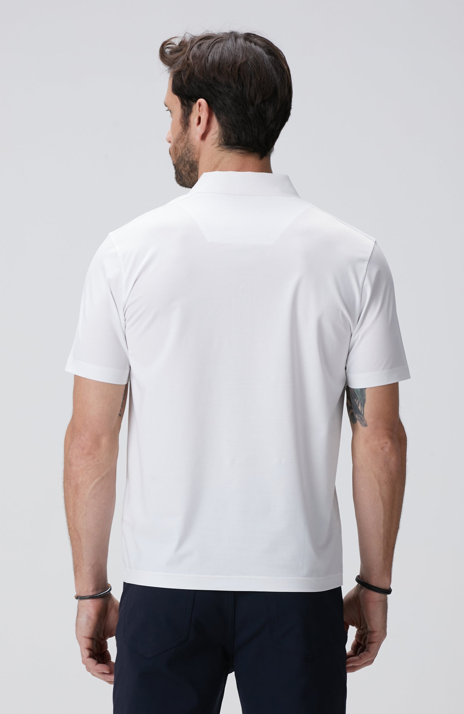 MEN'S N-Tech White Polo T-Shirt