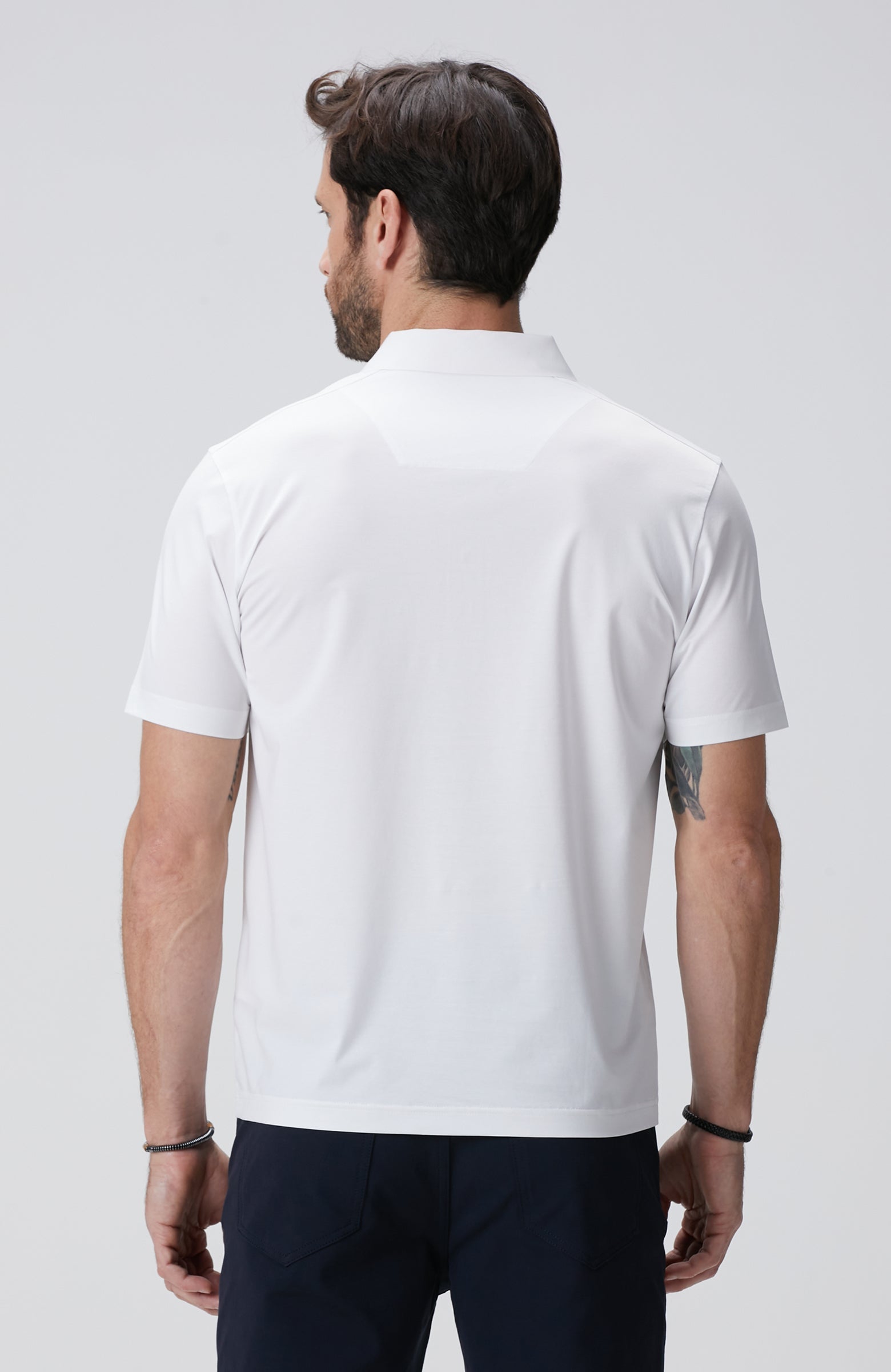 MEN'S N-Tech White Polo T-Shirt