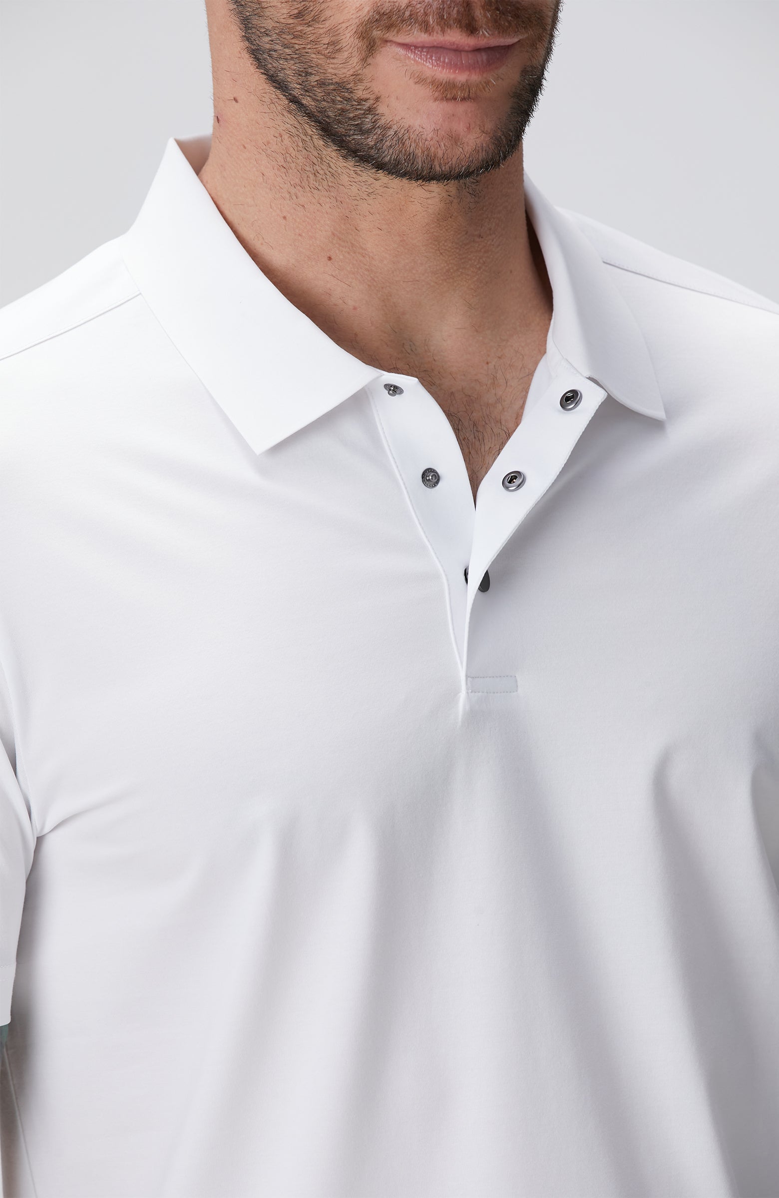 MEN'S N-Tech White Polo T-Shirt