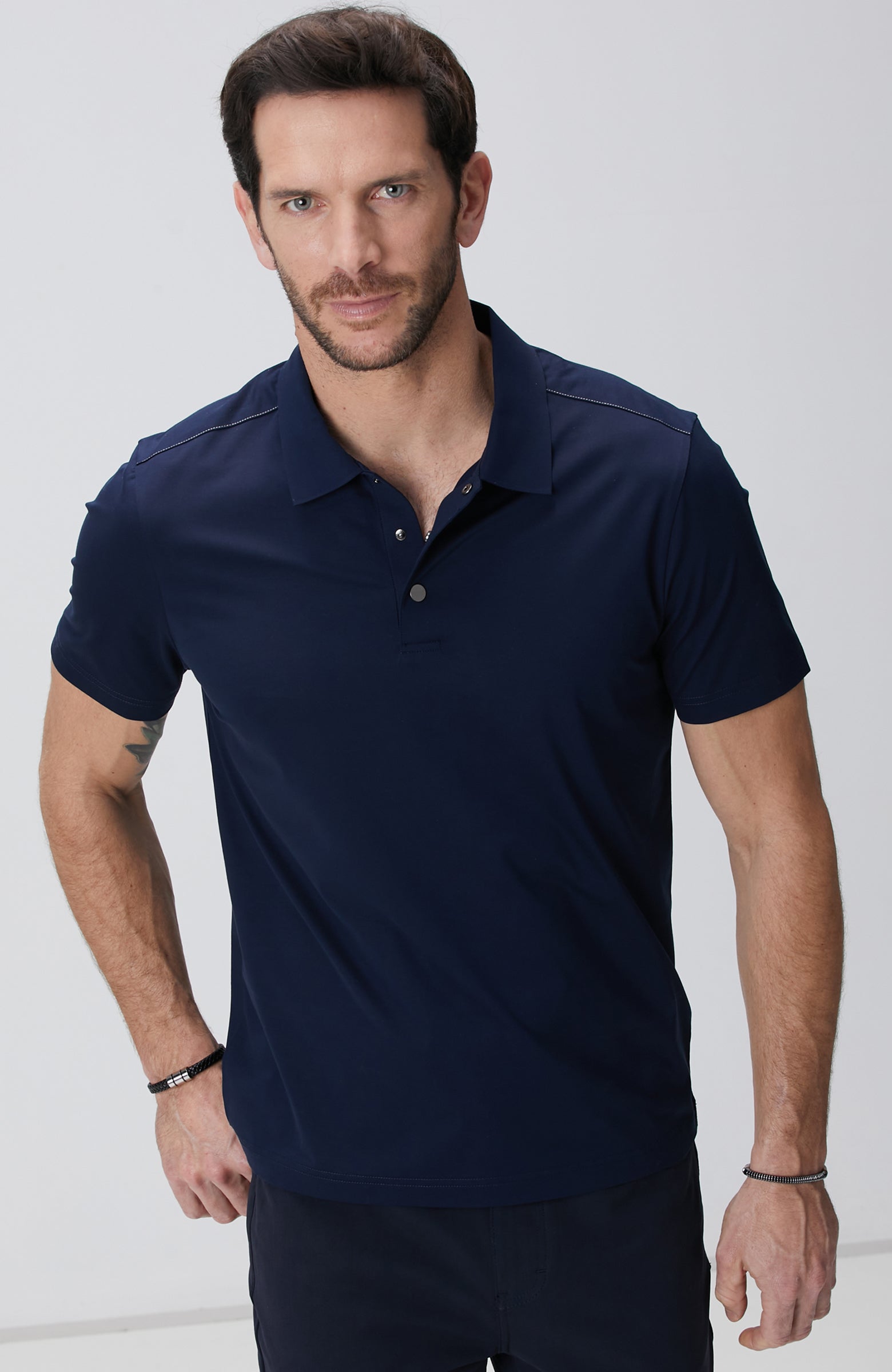 MEN'S N-Tech Navy Blue Polo T-Shirt