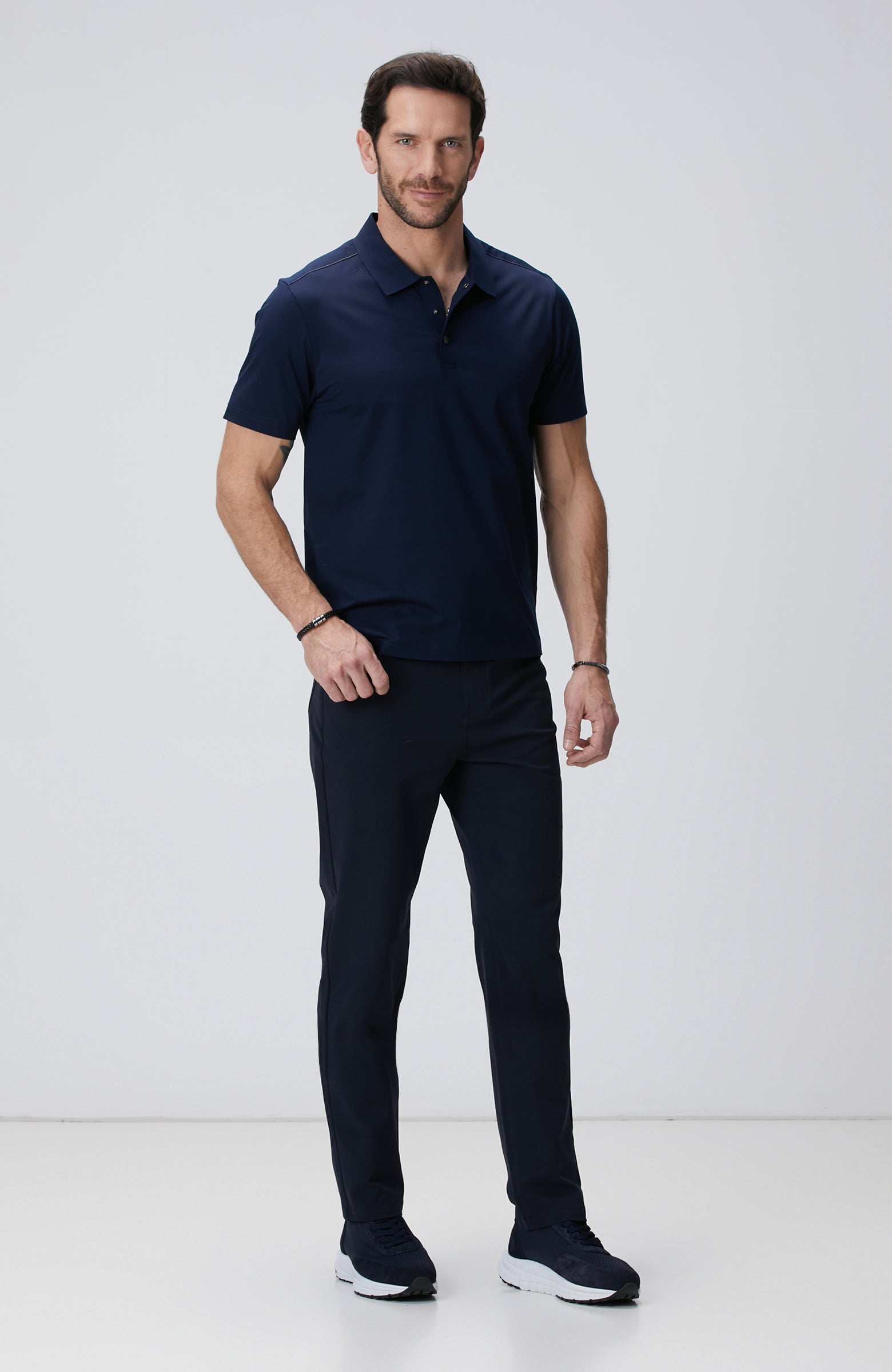 MEN'S N-Tech Navy Blue Polo T-Shirt