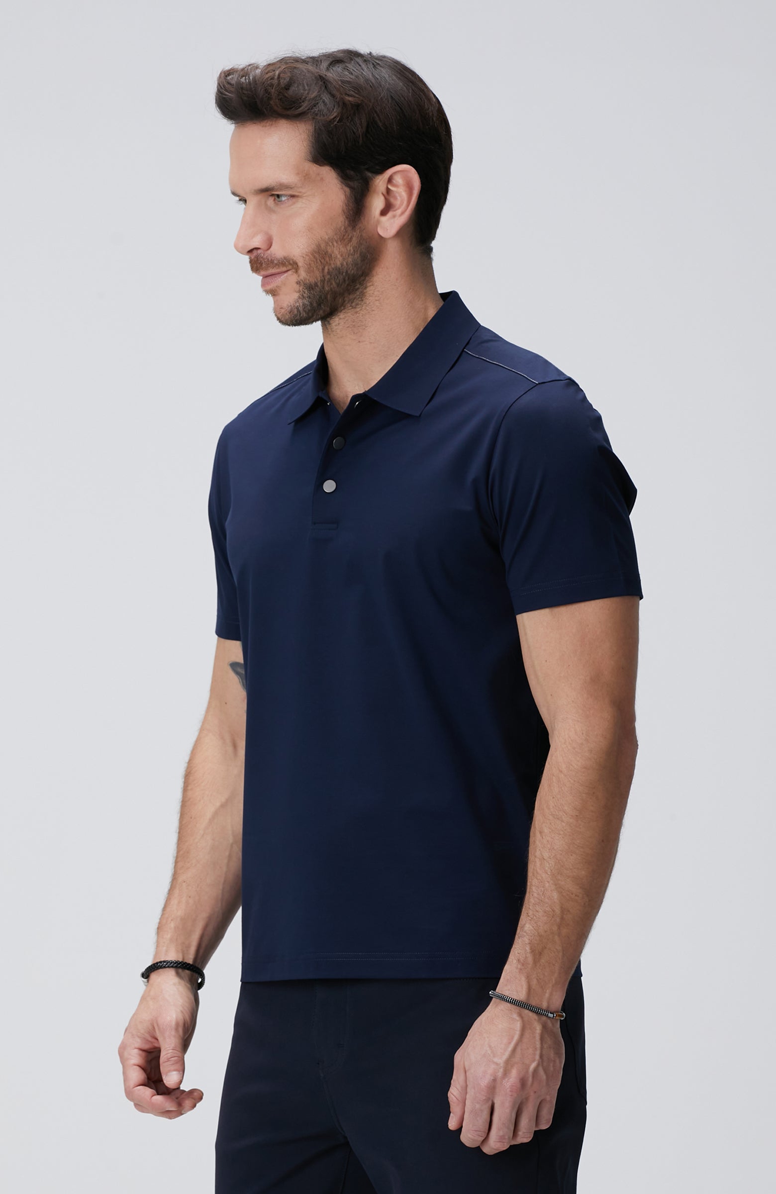 MEN'S N-Tech Navy Blue Polo T-Shirt