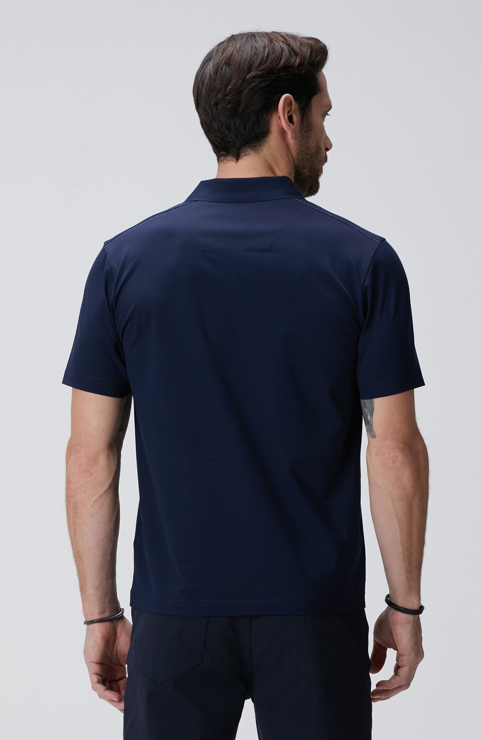 MEN'S N-Tech Navy Blue Polo T-Shirt