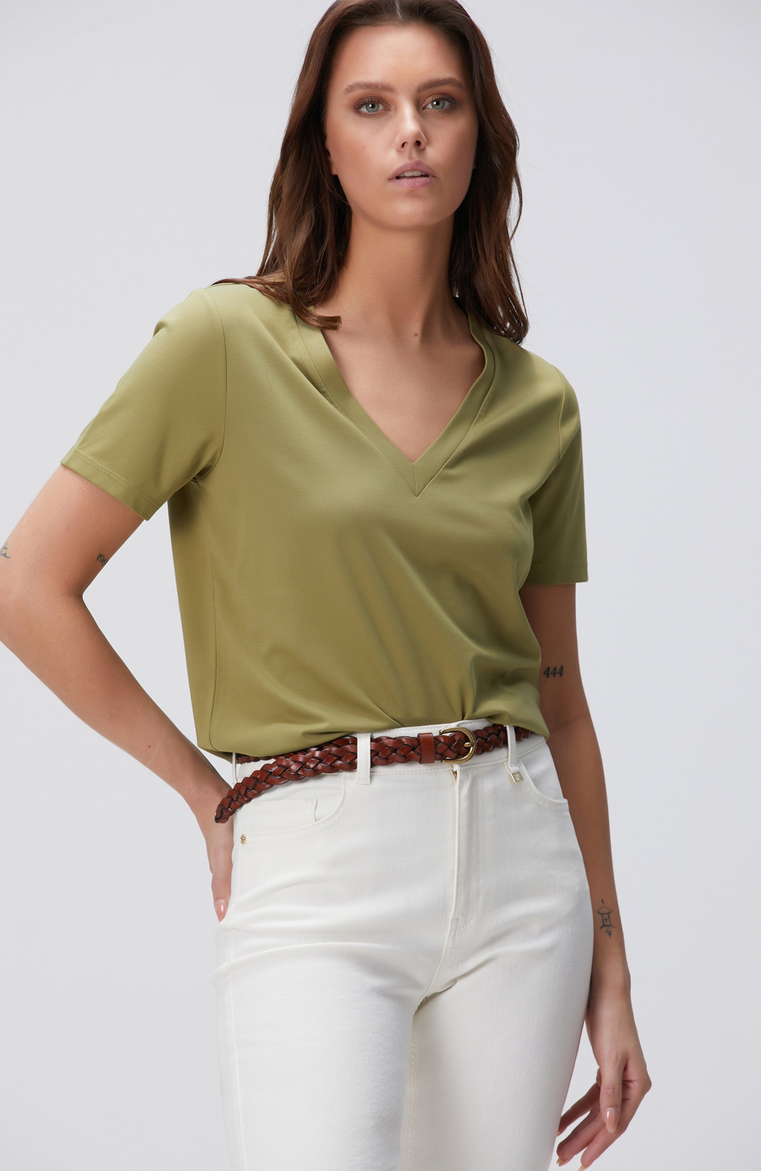 WOMEN'S Khaki T-Shirt