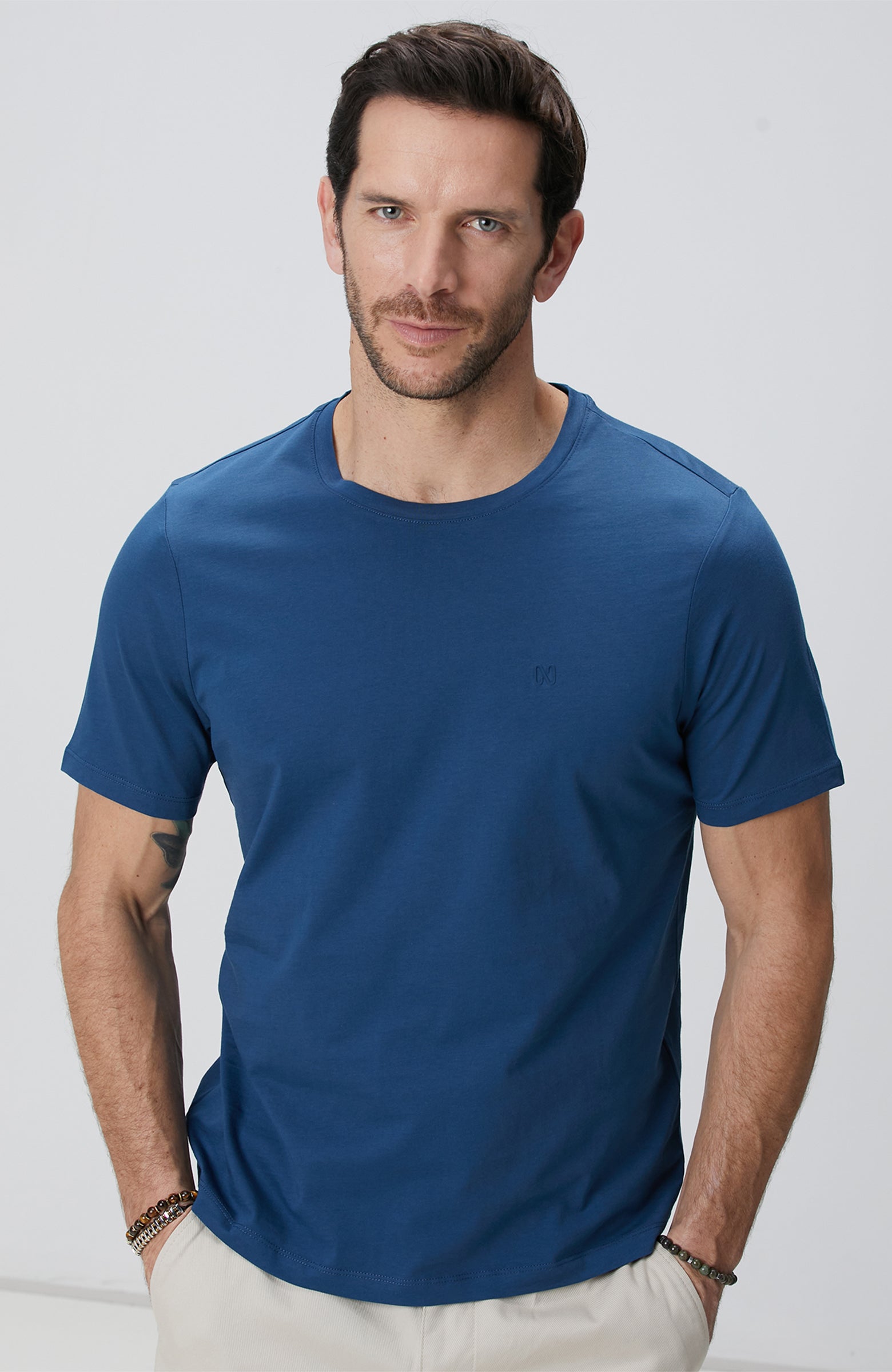 MEN'S Indigo Basic T-Shirt