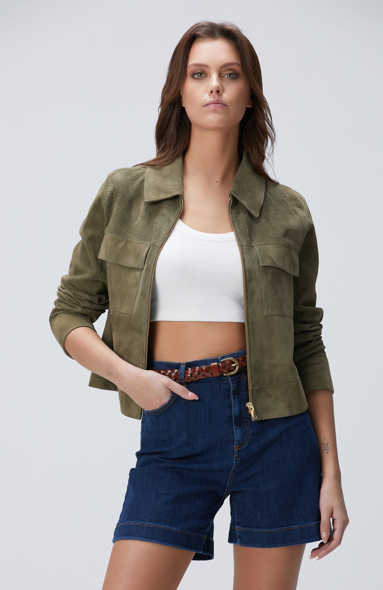 WOMEN'S Leather Jacket