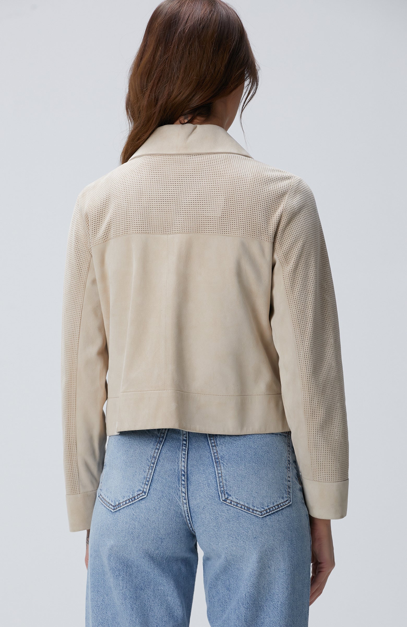 WOMEN'S Stone Leather Jacket