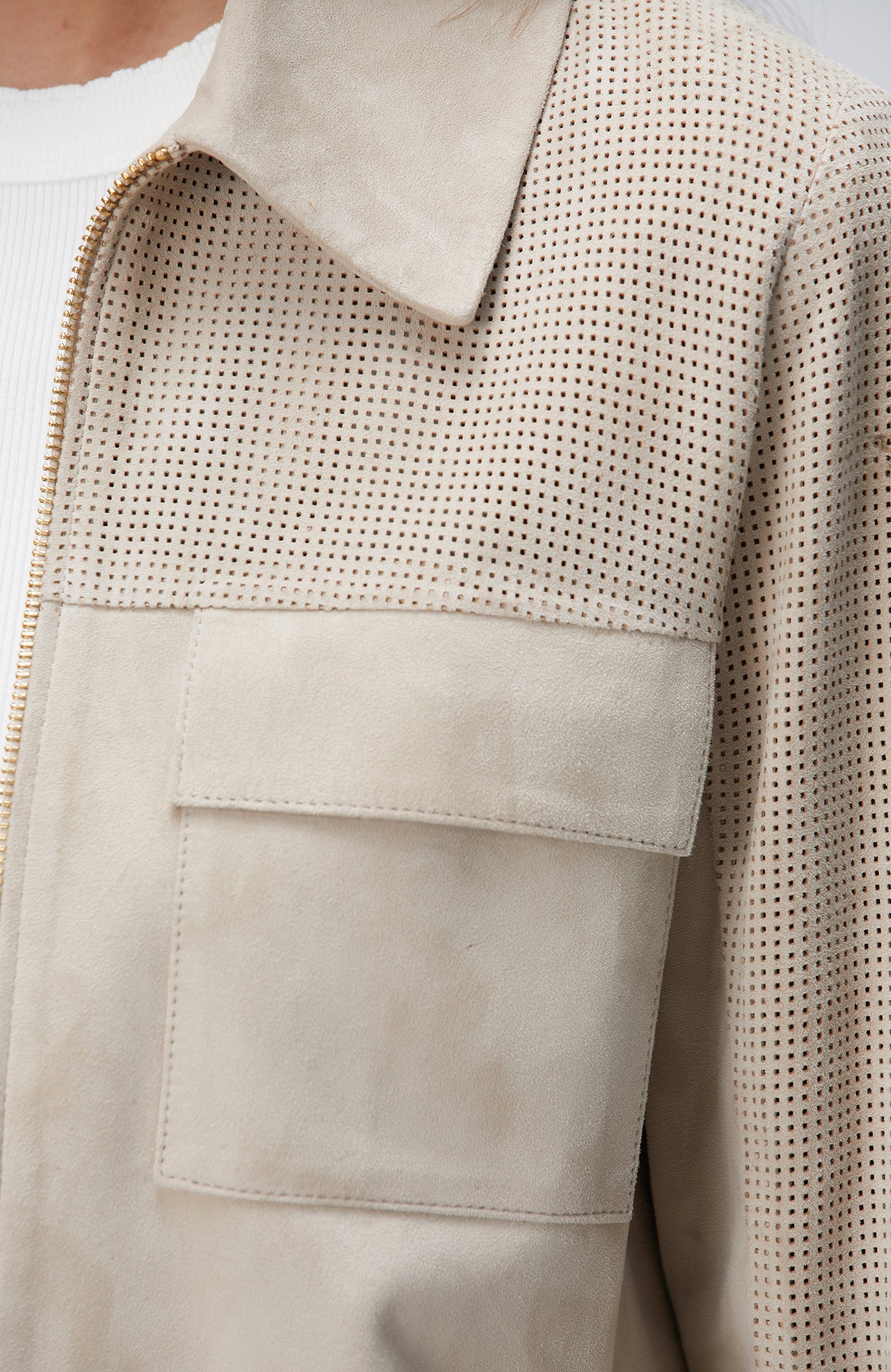 WOMEN'S Stone Leather Jacket