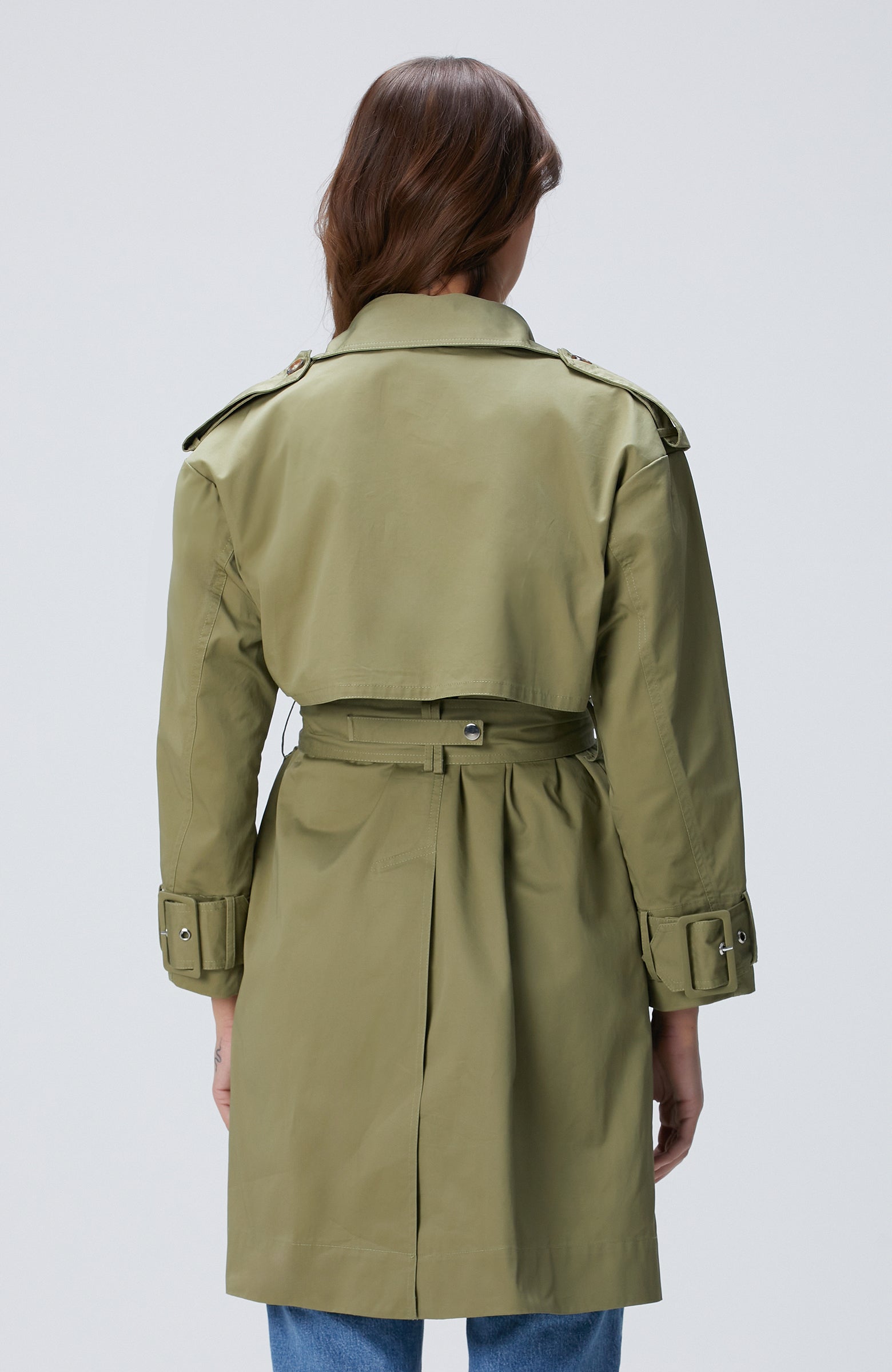 WOMEN'S Khaki Trench Coat