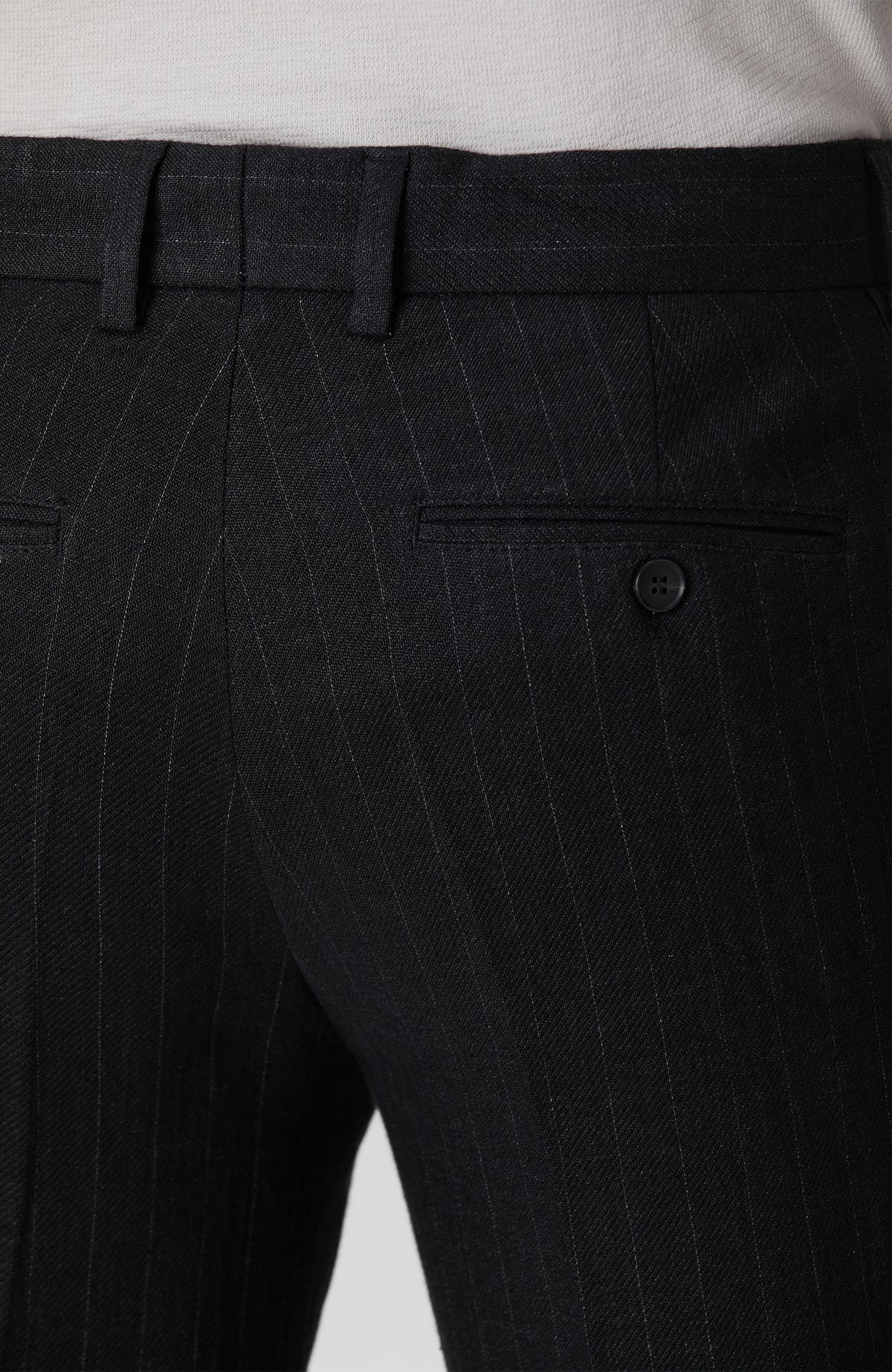 MEN'S Black Linen Blend Jogger Pants