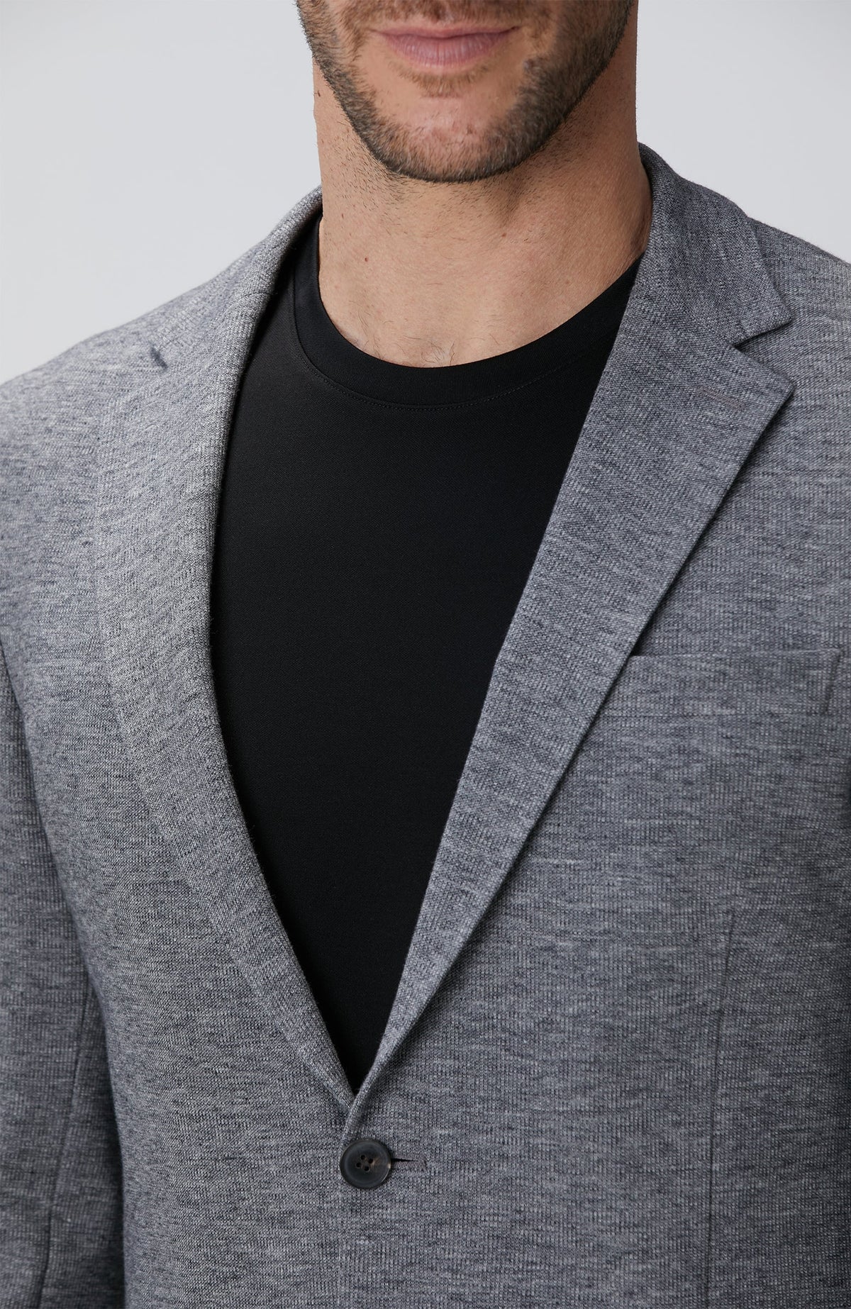 MEN'S Grey Dobby Jacket
