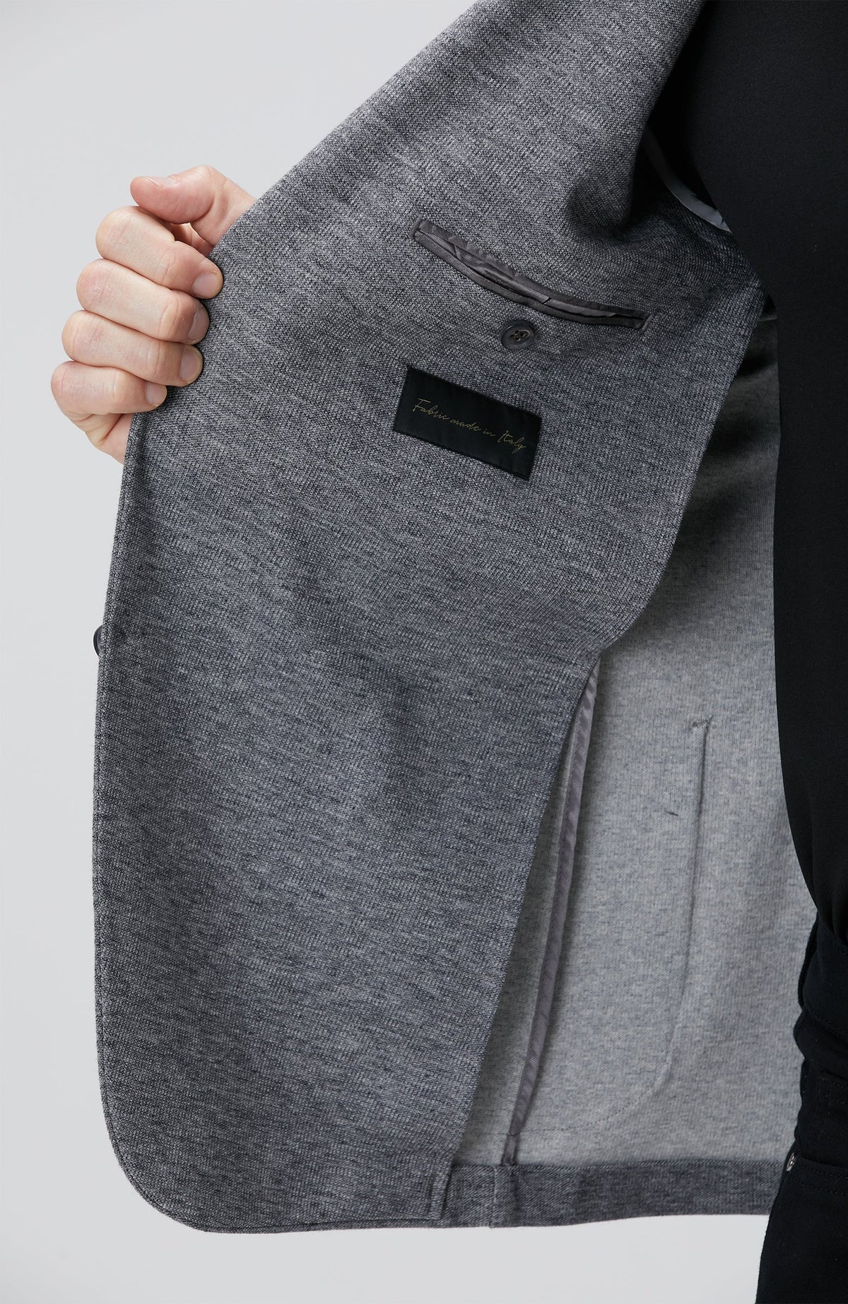 MEN'S Grey Dobby Jacket