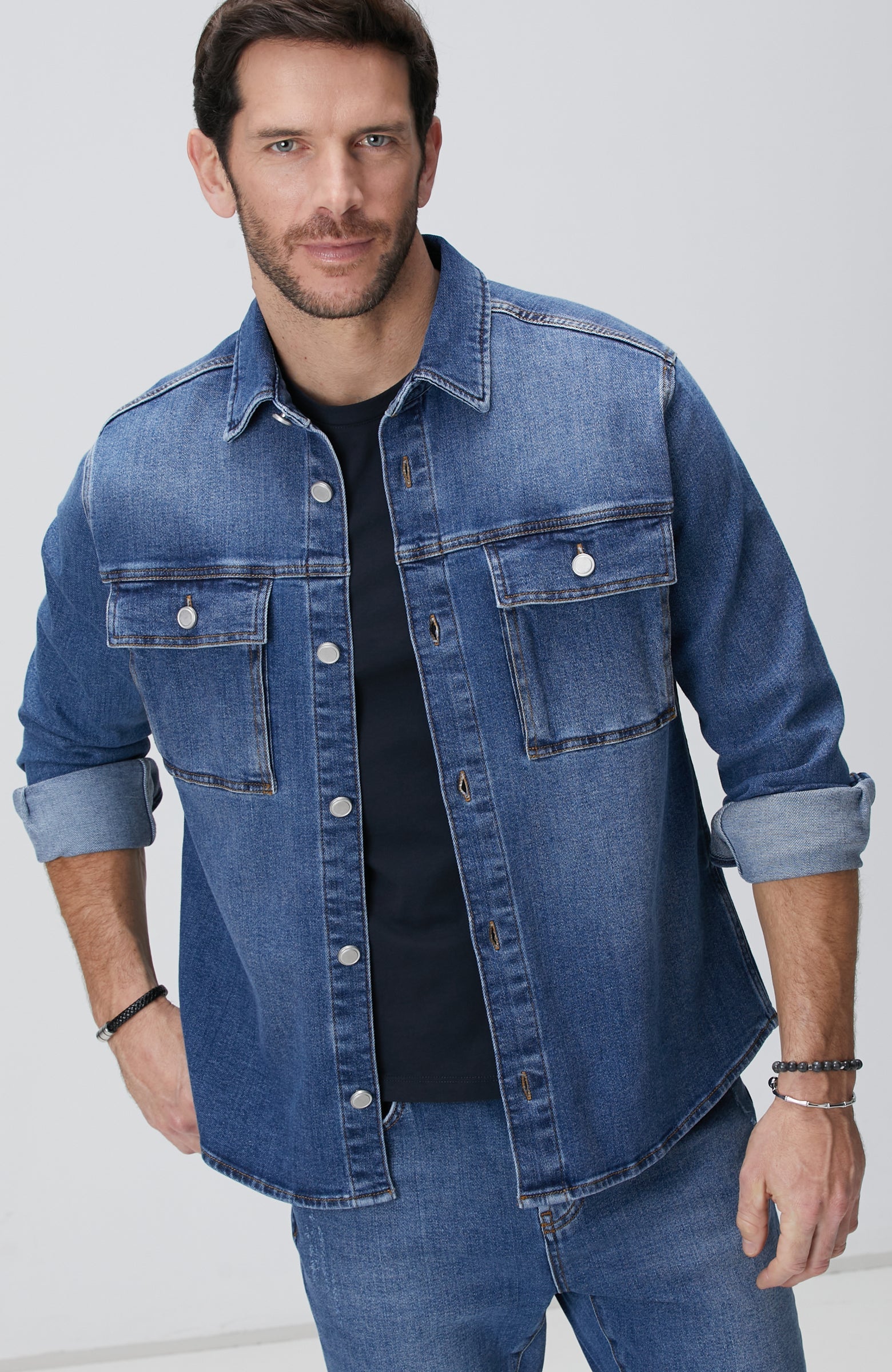 MEN'S Blue Denim Shirt