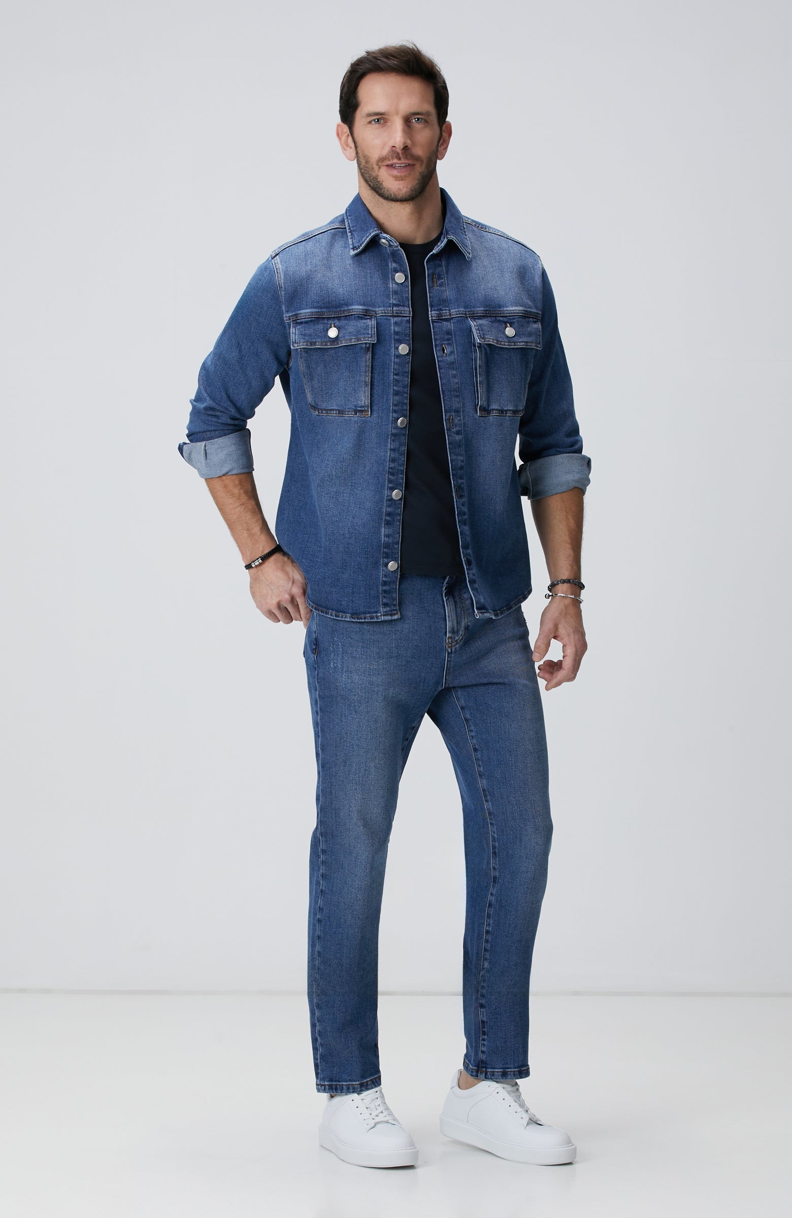 MEN'S Blue Denim Shirt