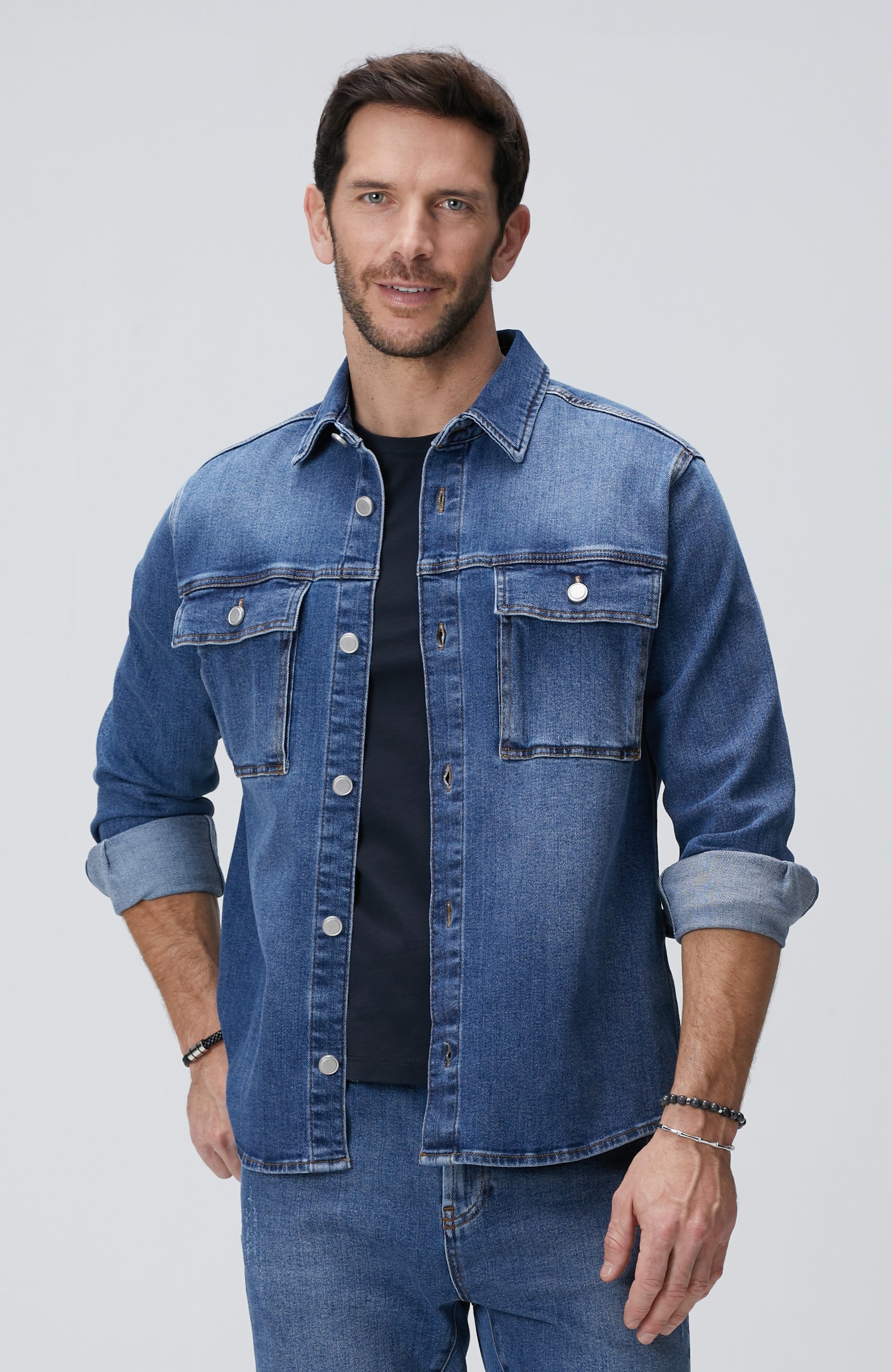MEN'S Blue Denim Shirt
