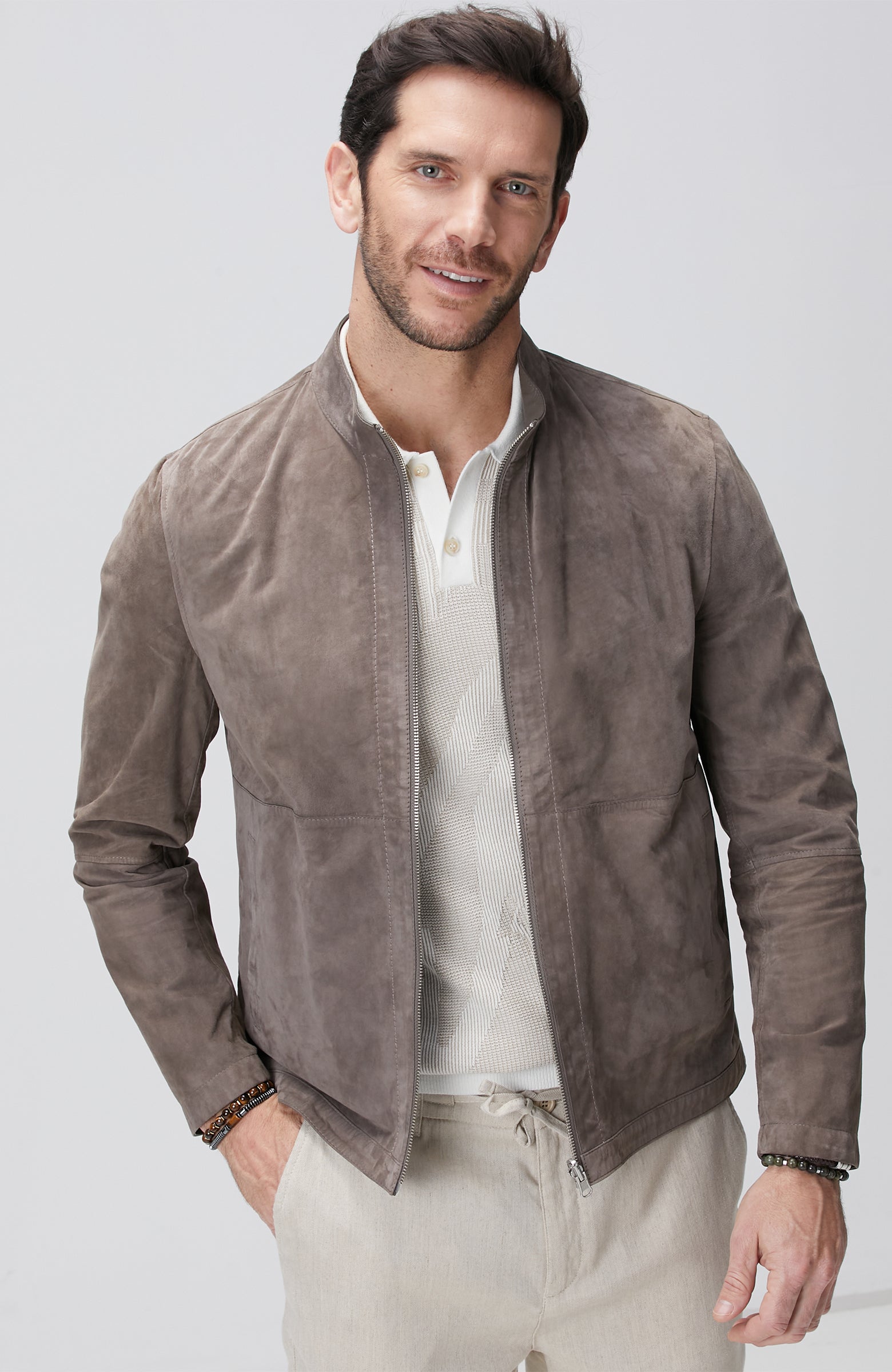 MEN'S Mink Double Sided Suede Coat