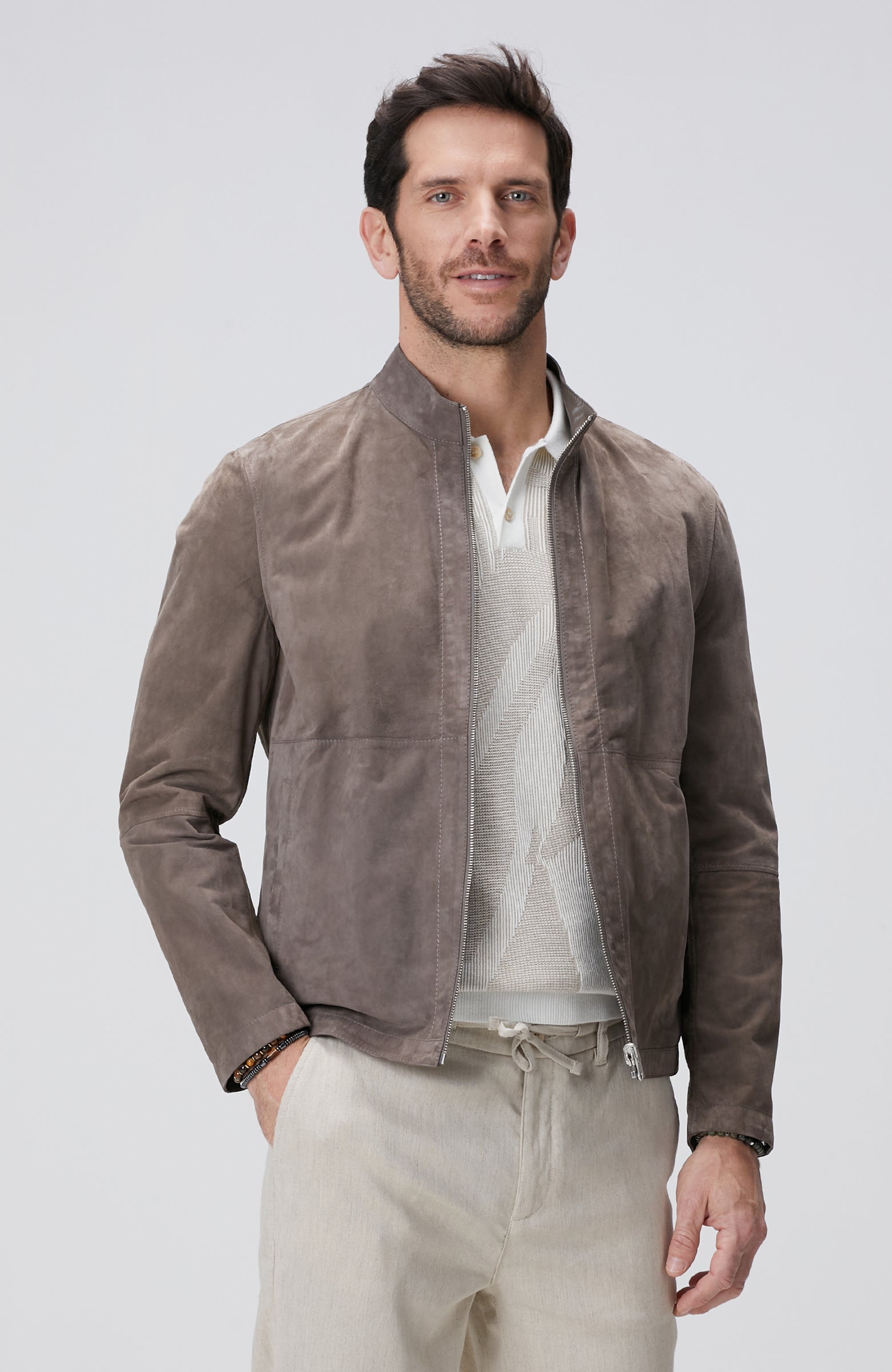 MEN'S Mink Double Sided Suede Coat