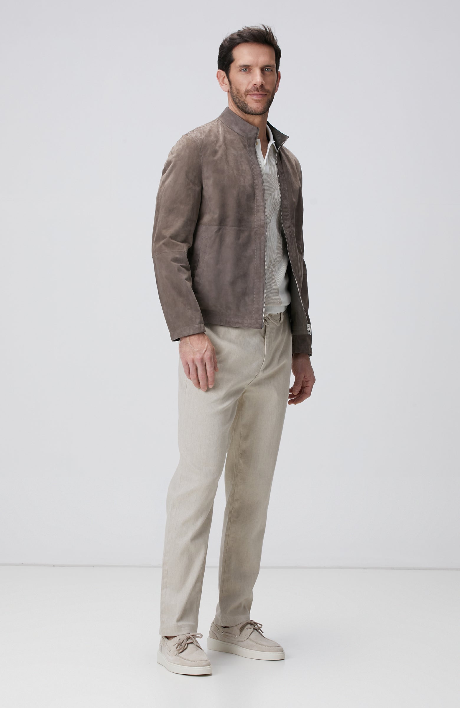 MEN'S Mink Double Sided Suede Coat