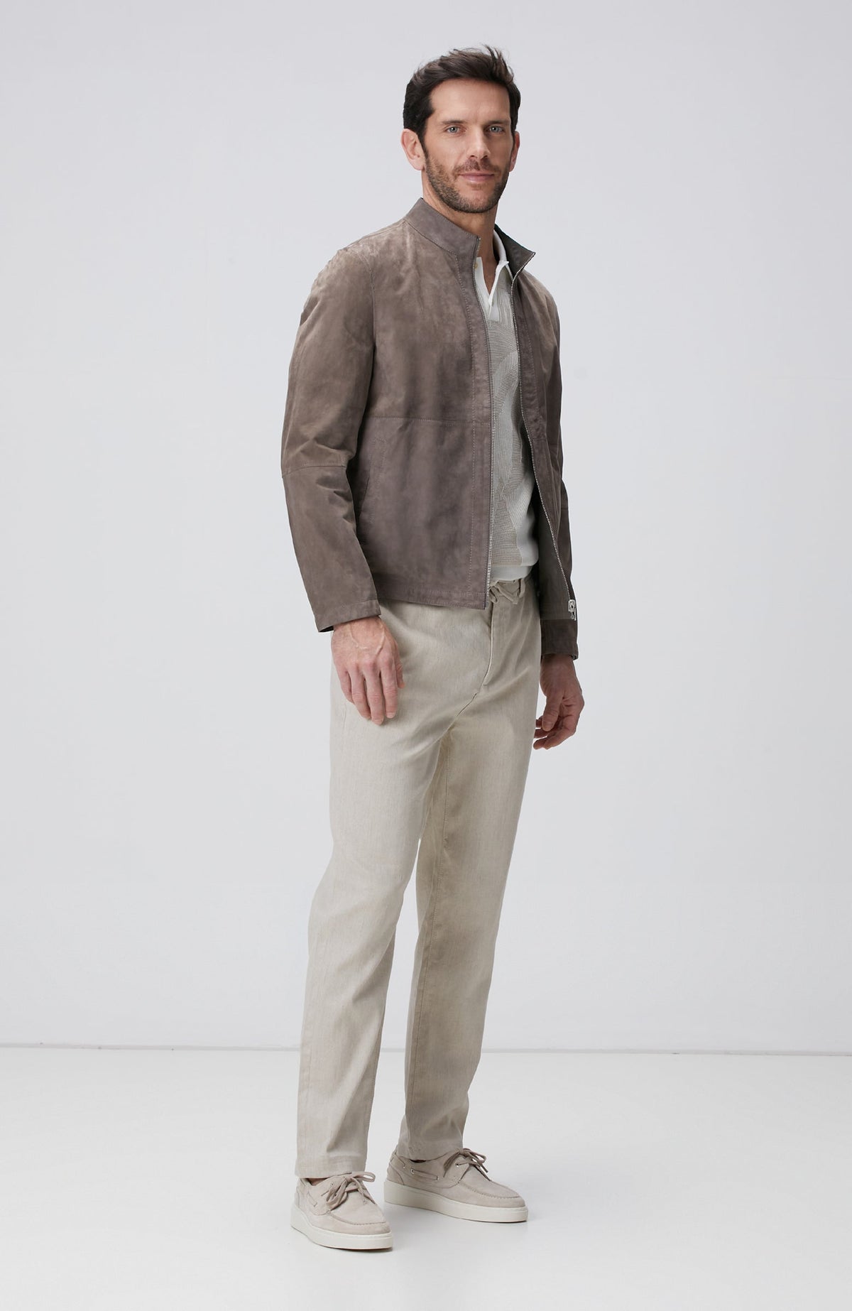 MEN'S Mink Double Sided Suede Coat
