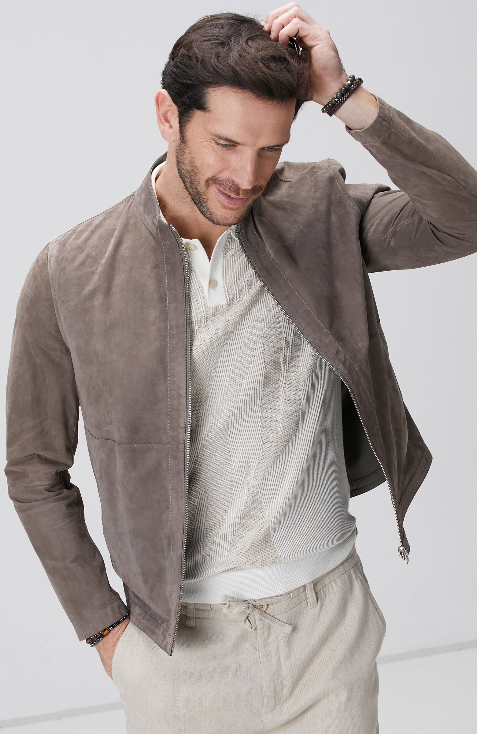 MEN'S Mink Double Sided Suede Coat