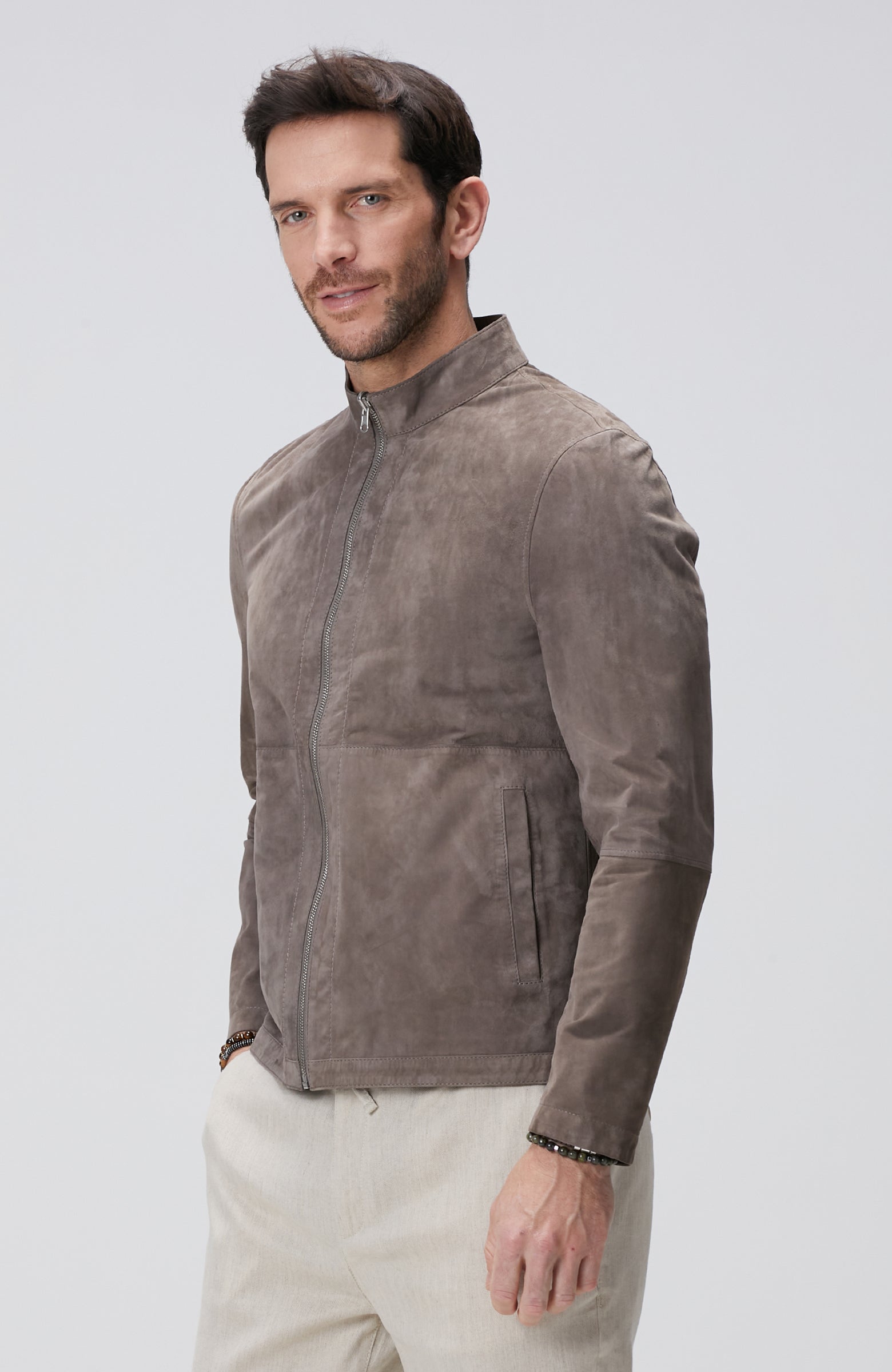 MEN'S Mink Double Sided Suede Coat