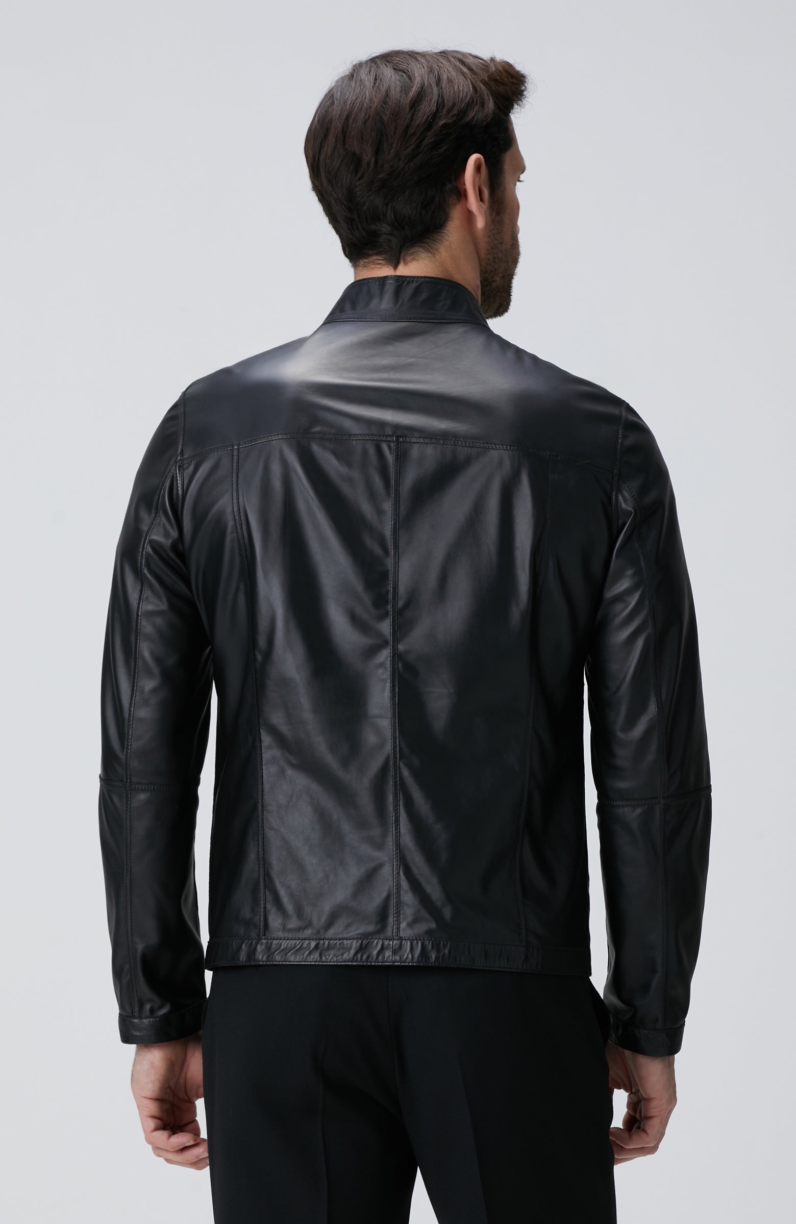 MEN'S Black Suede Coat