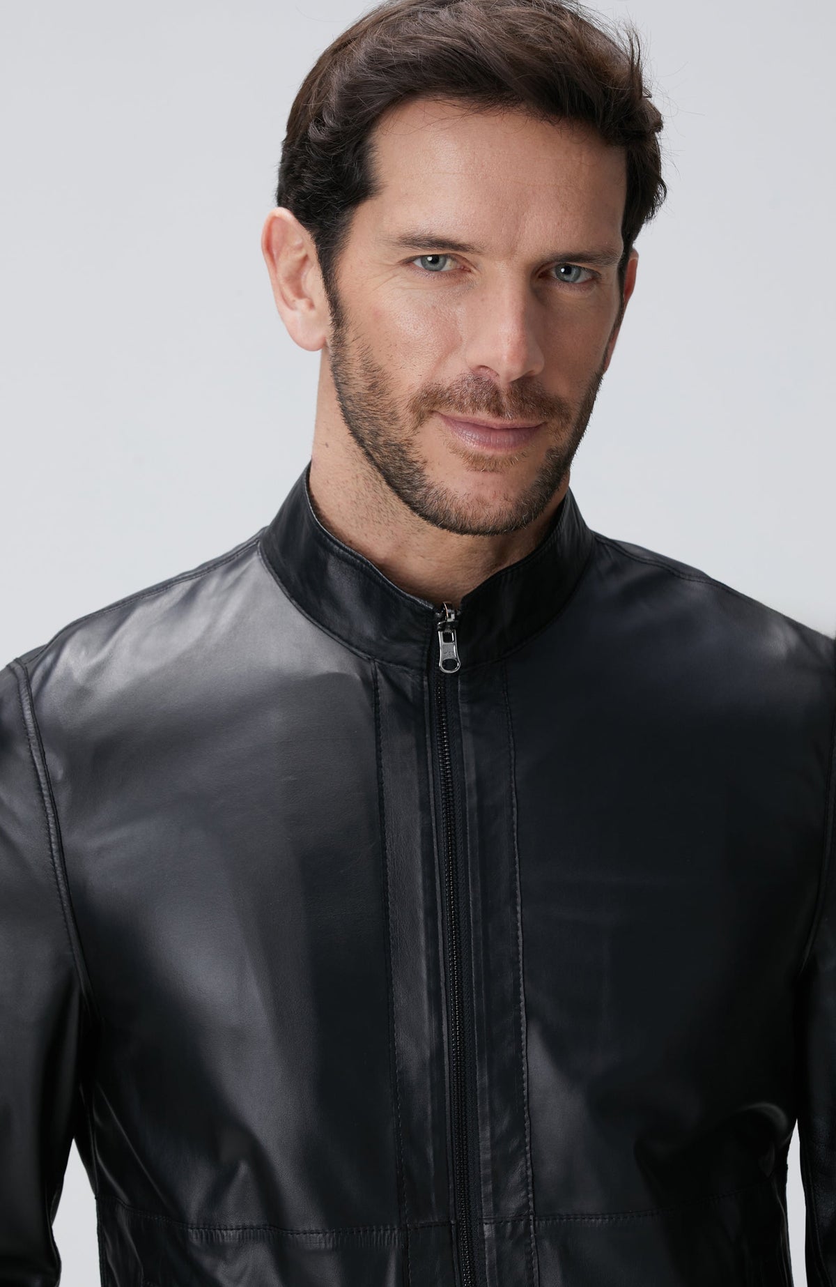 MEN'S Black Suede Coat