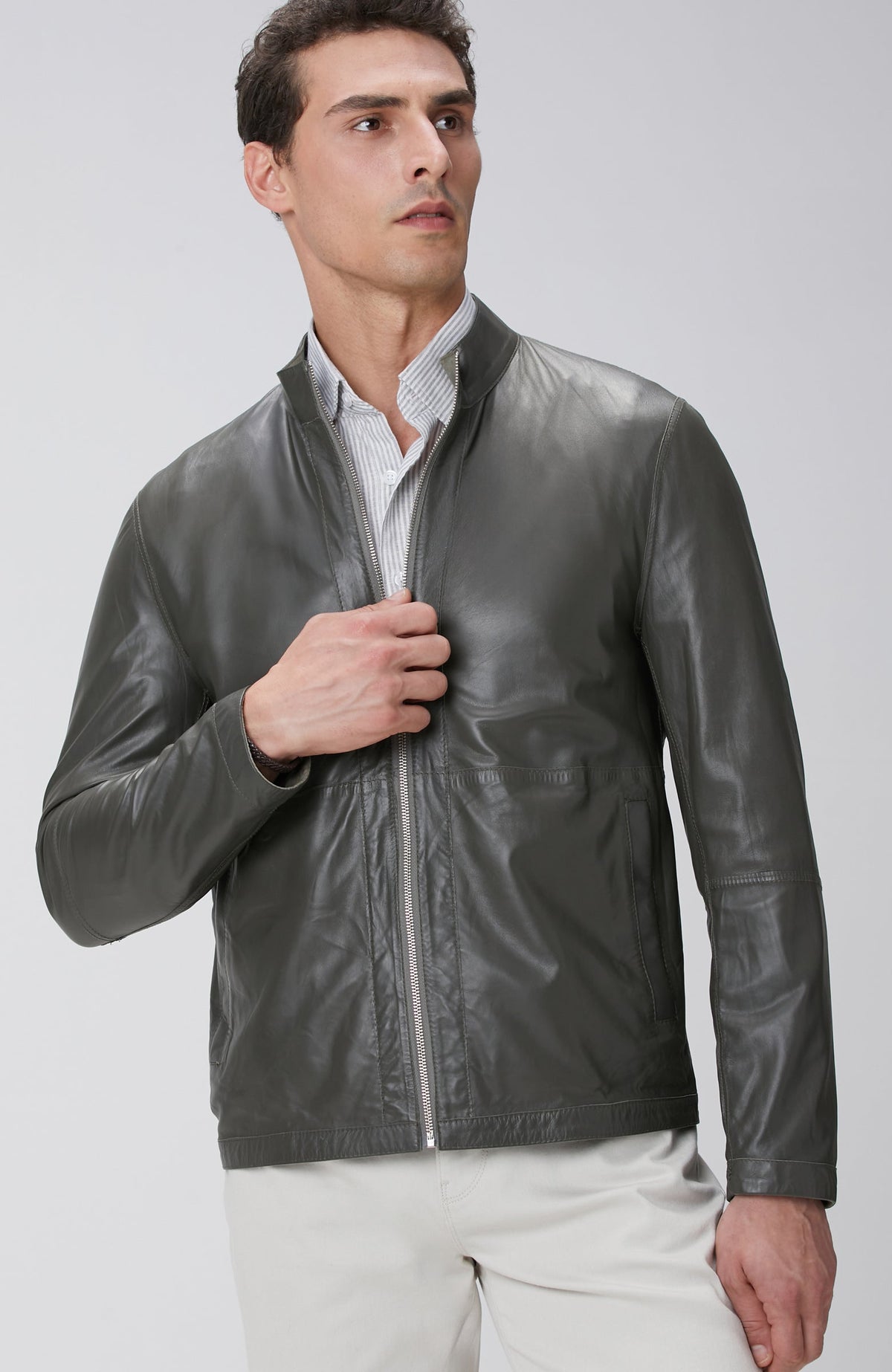 MEN'S Leather Coat