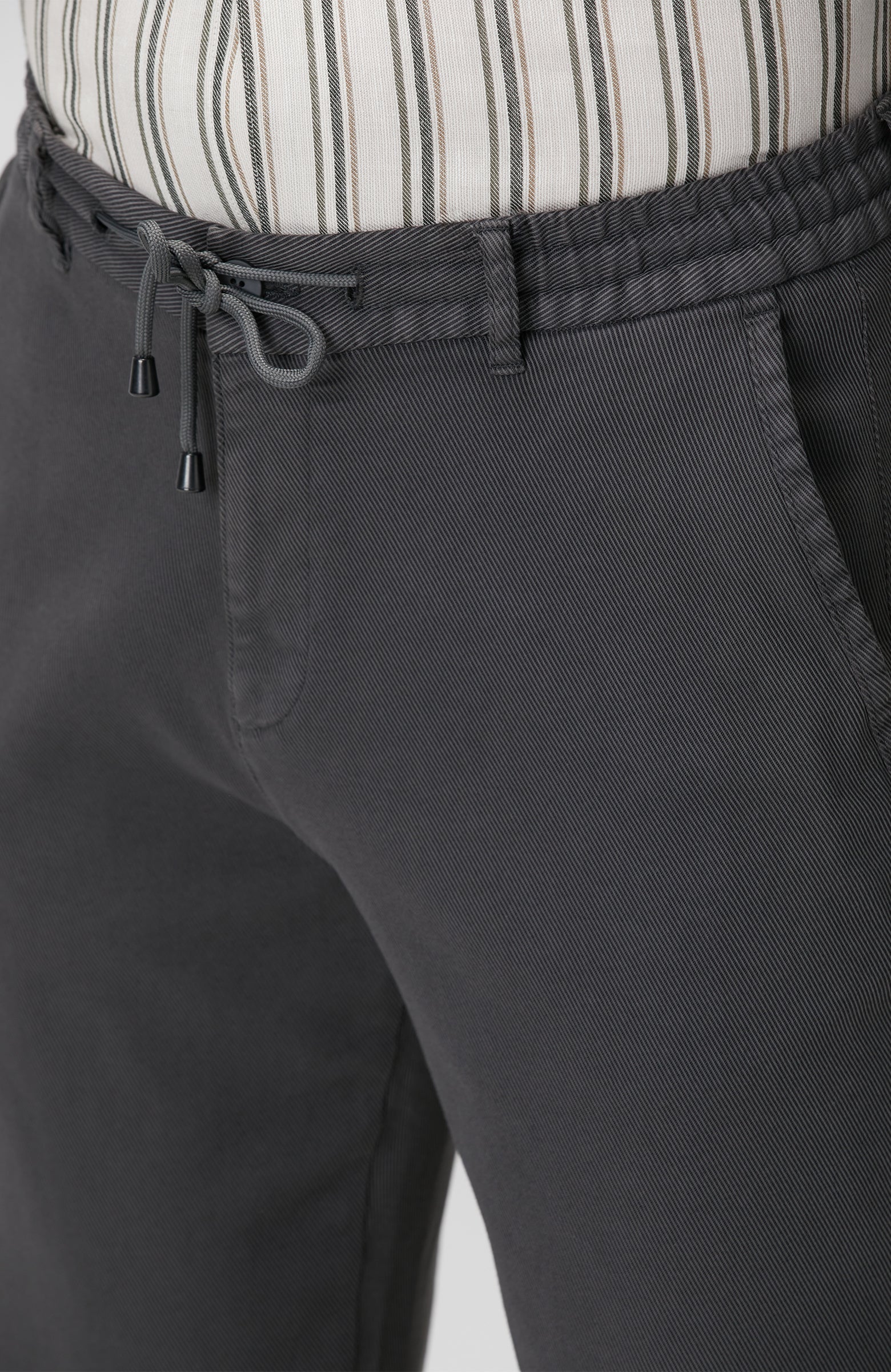 MEN'S Anthracite Diagonal Patterned Jogger Pants