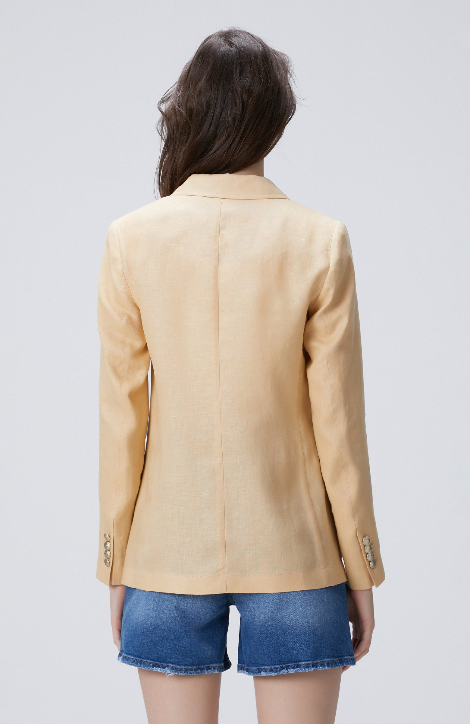 WOMEN'S Beige Linen Jacket
