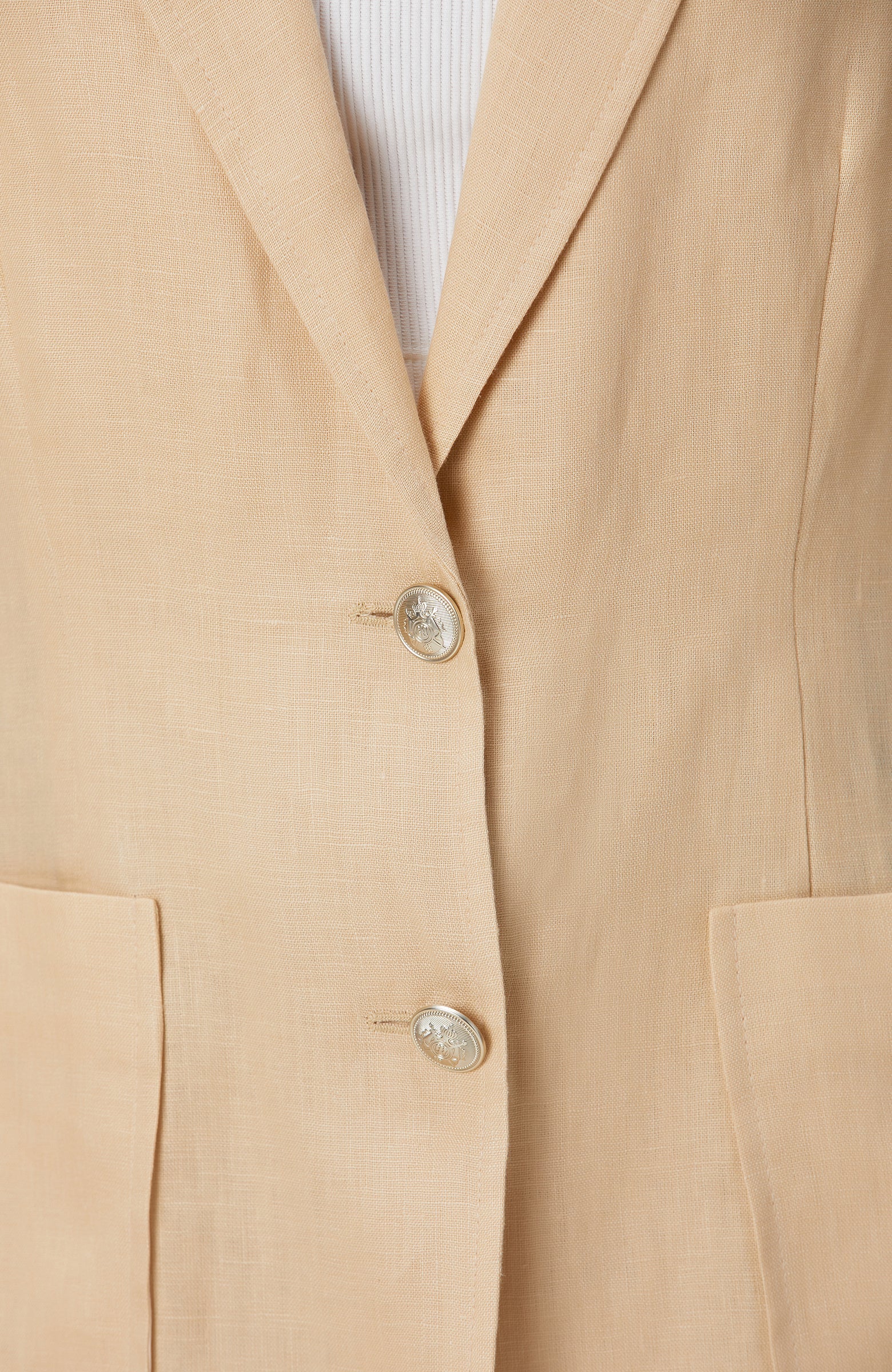 WOMEN'S Beige Linen Jacket