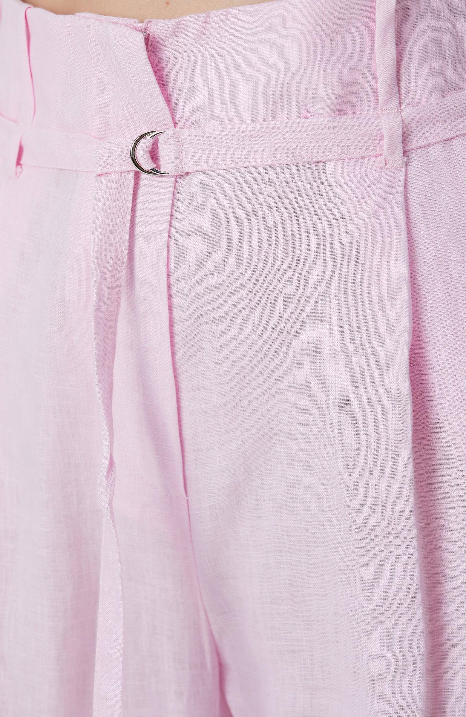 WOMEN'S Pink Linen Pants