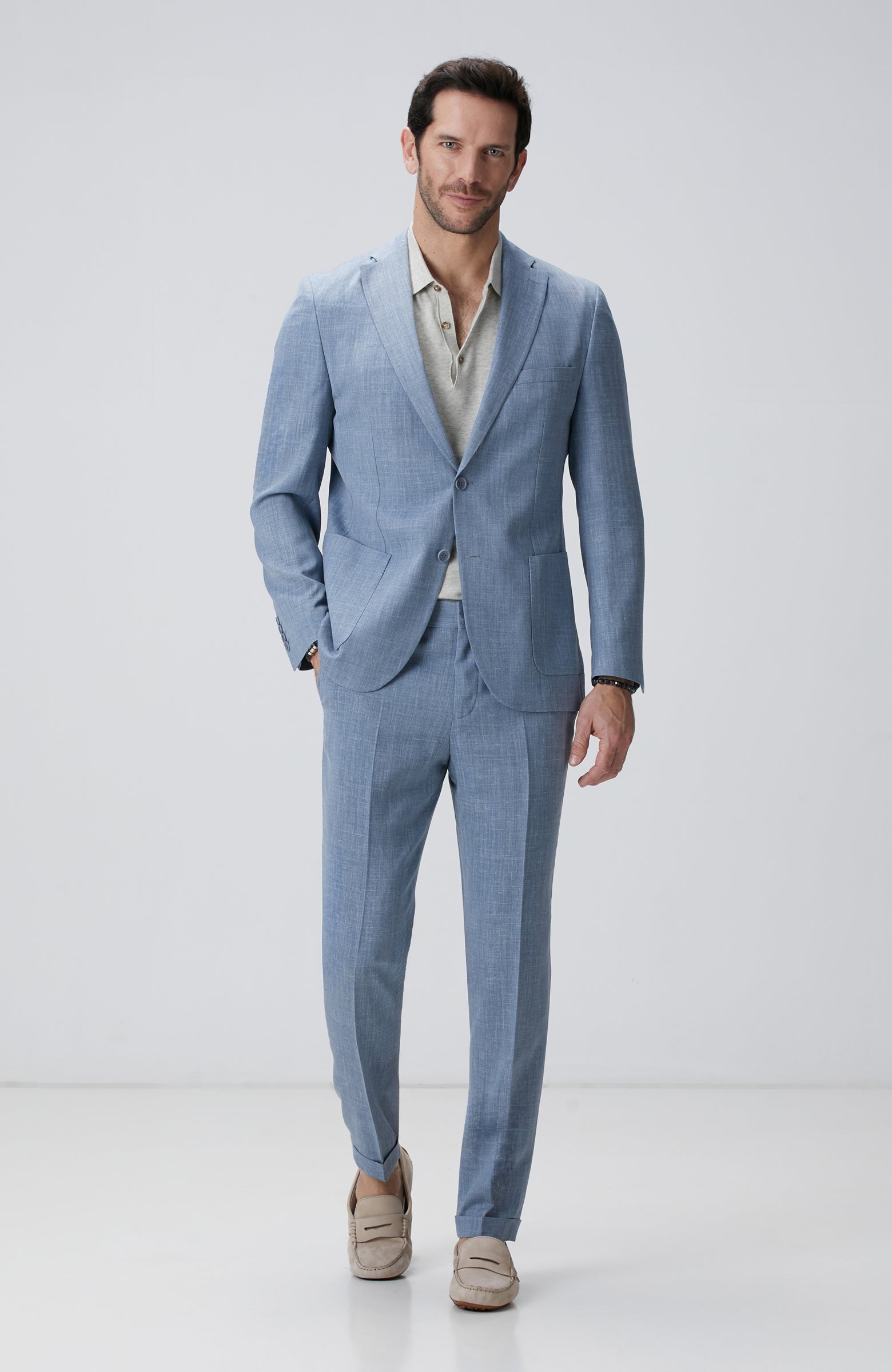 MEN'S Limited Wool Suit Made With Loro Piana FabricS