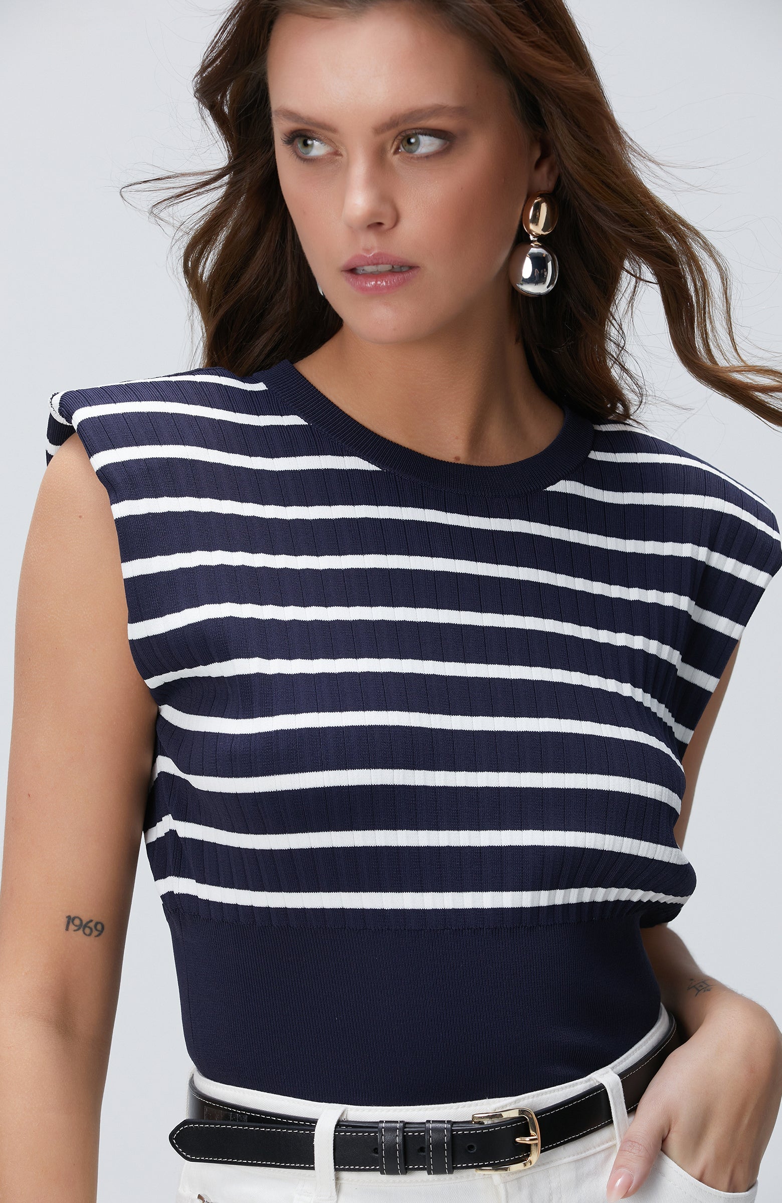 WOMEN'S Striped Sweater
