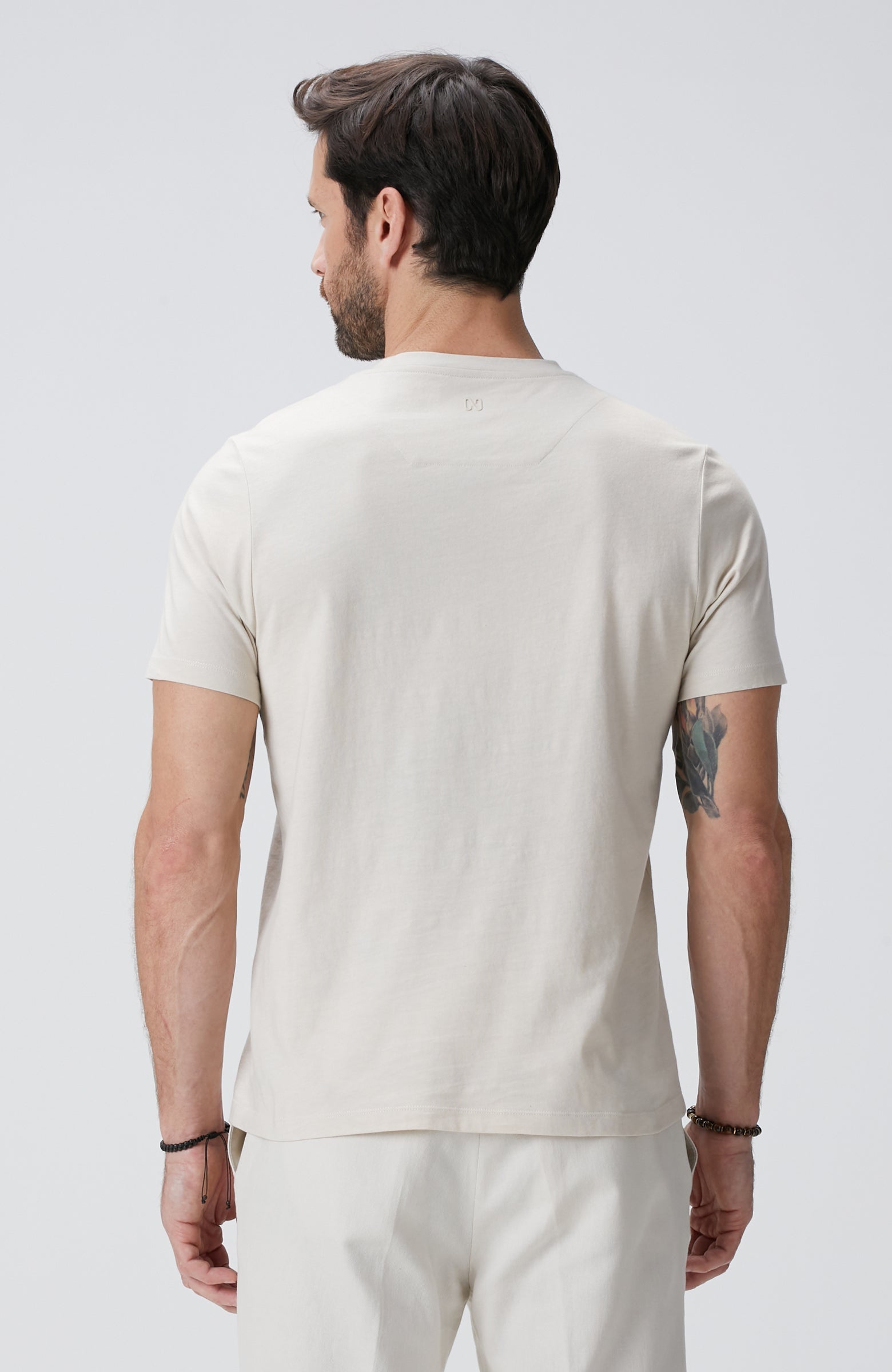 MEN'S Beige Basic T-Shirt