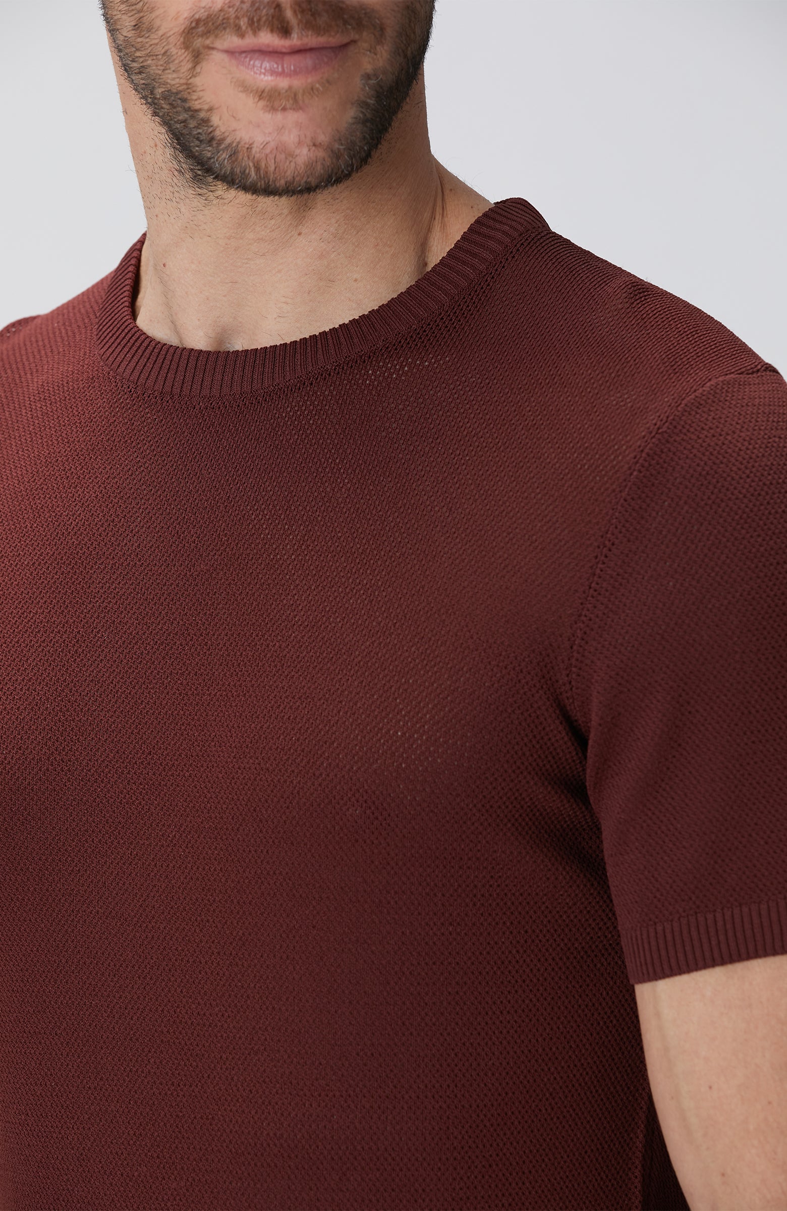 MEN'S Cinnamon Jacquard Sweater
