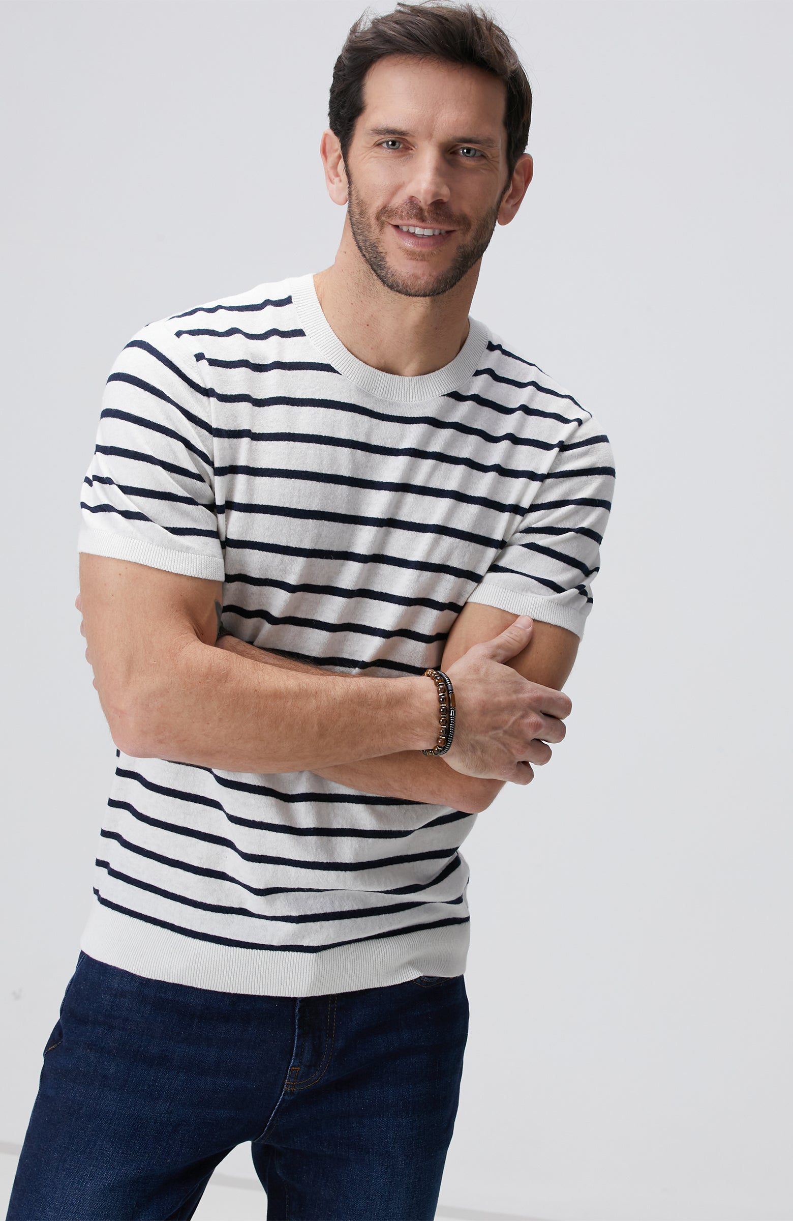 MEN'S Linen Blend Sweater