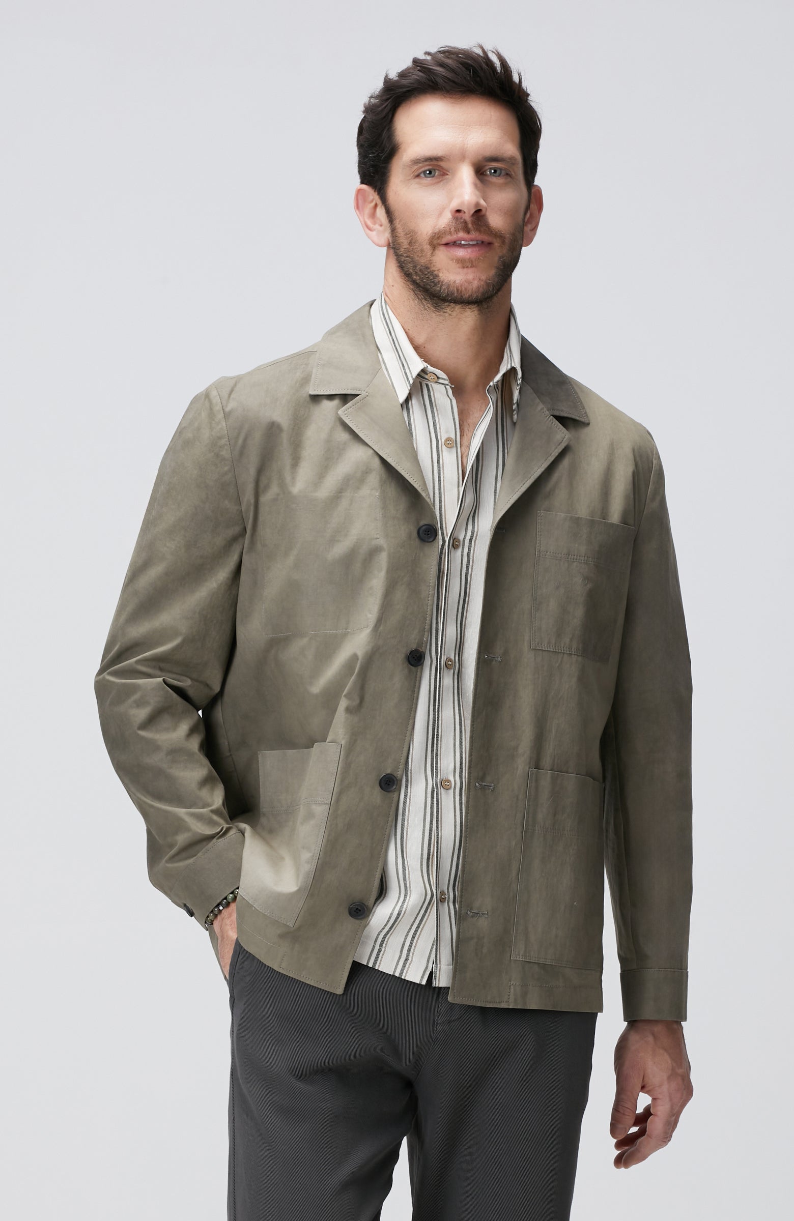 MEN'S Tie-Dye Patterned Jacket