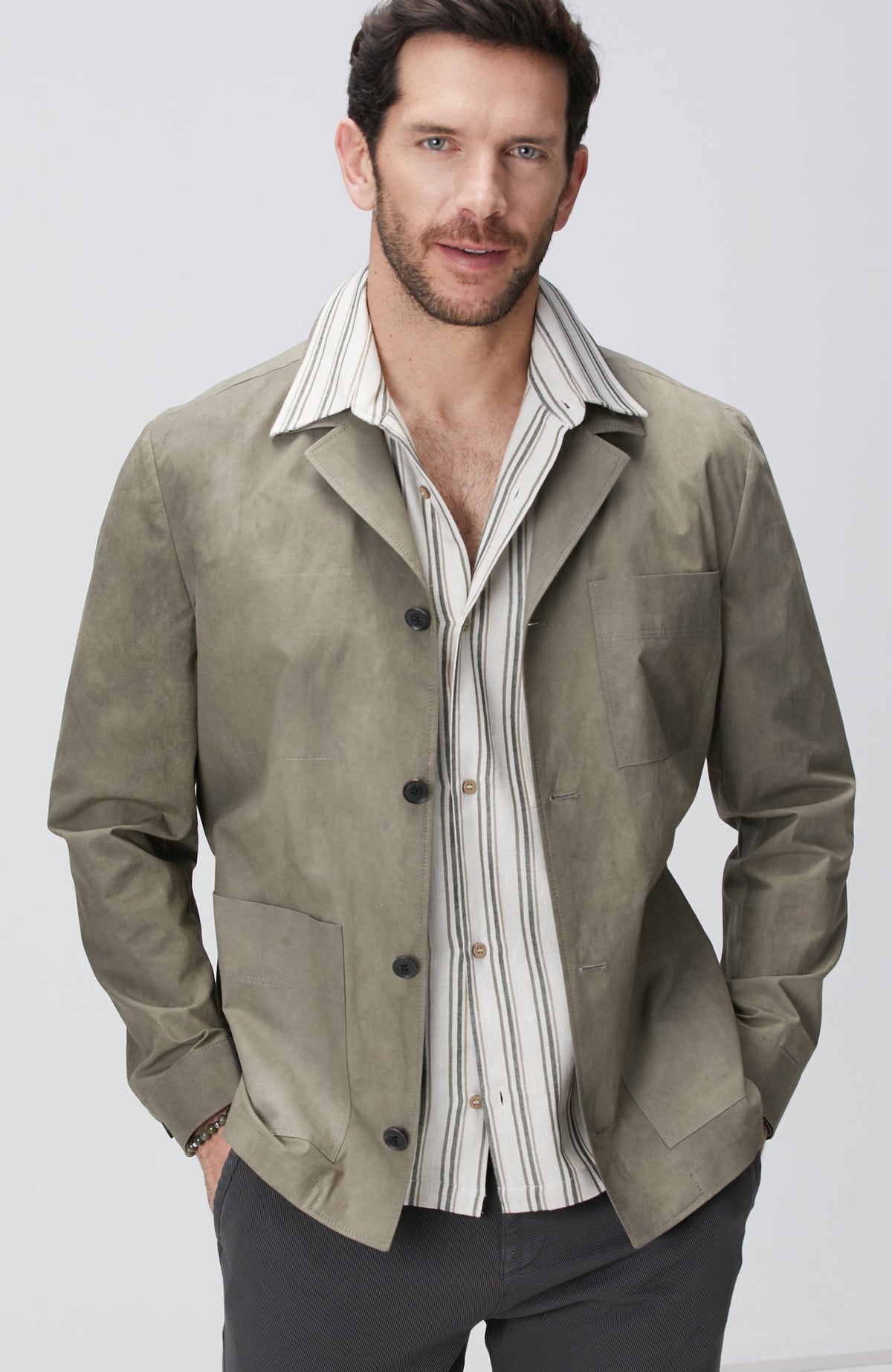 MEN'S Tie-Dye Patterned Jacket