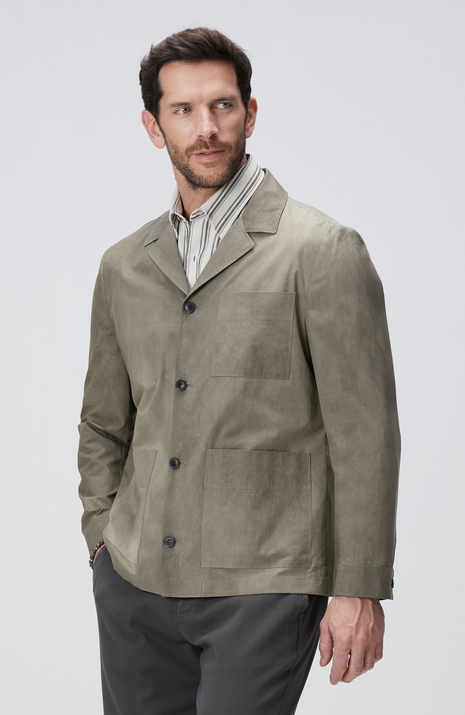 MEN'S Tie-Dye Patterned Jacket