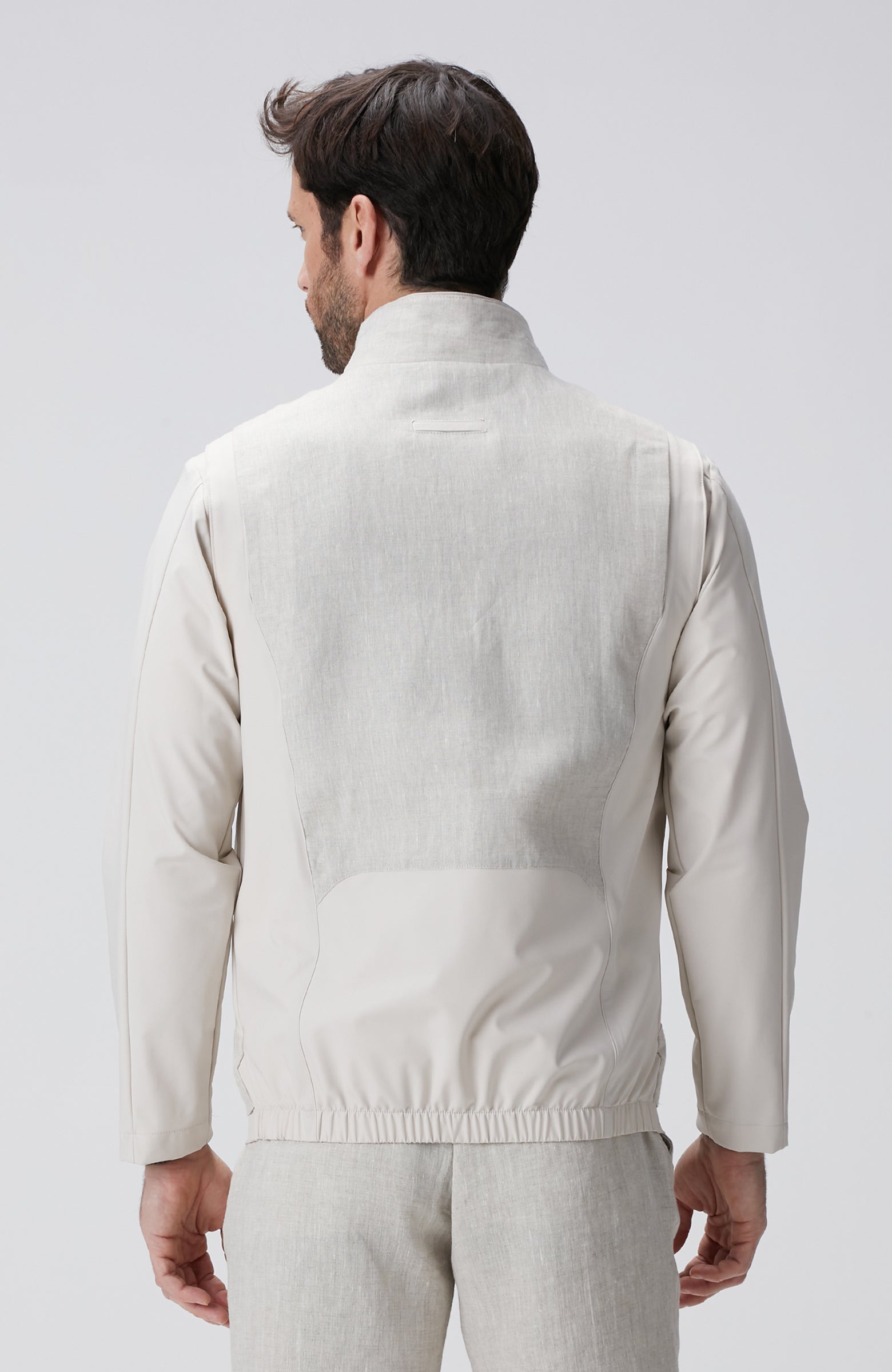 MEN'S N-Tech Natural Linen Coat