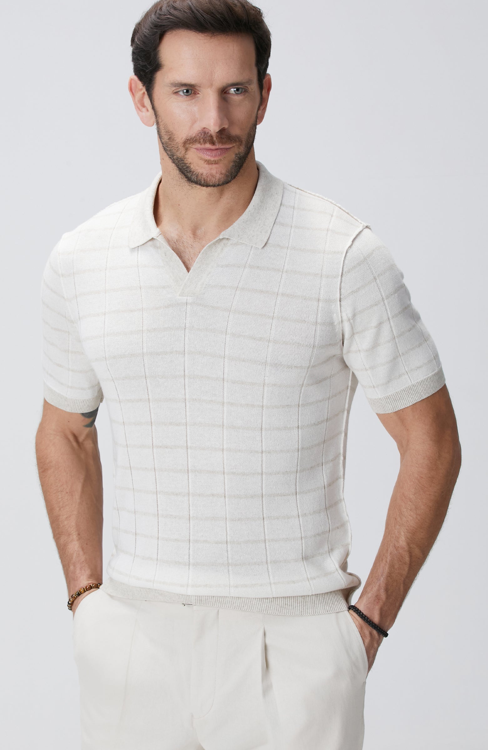 MEN'S Linen Blend Sweater